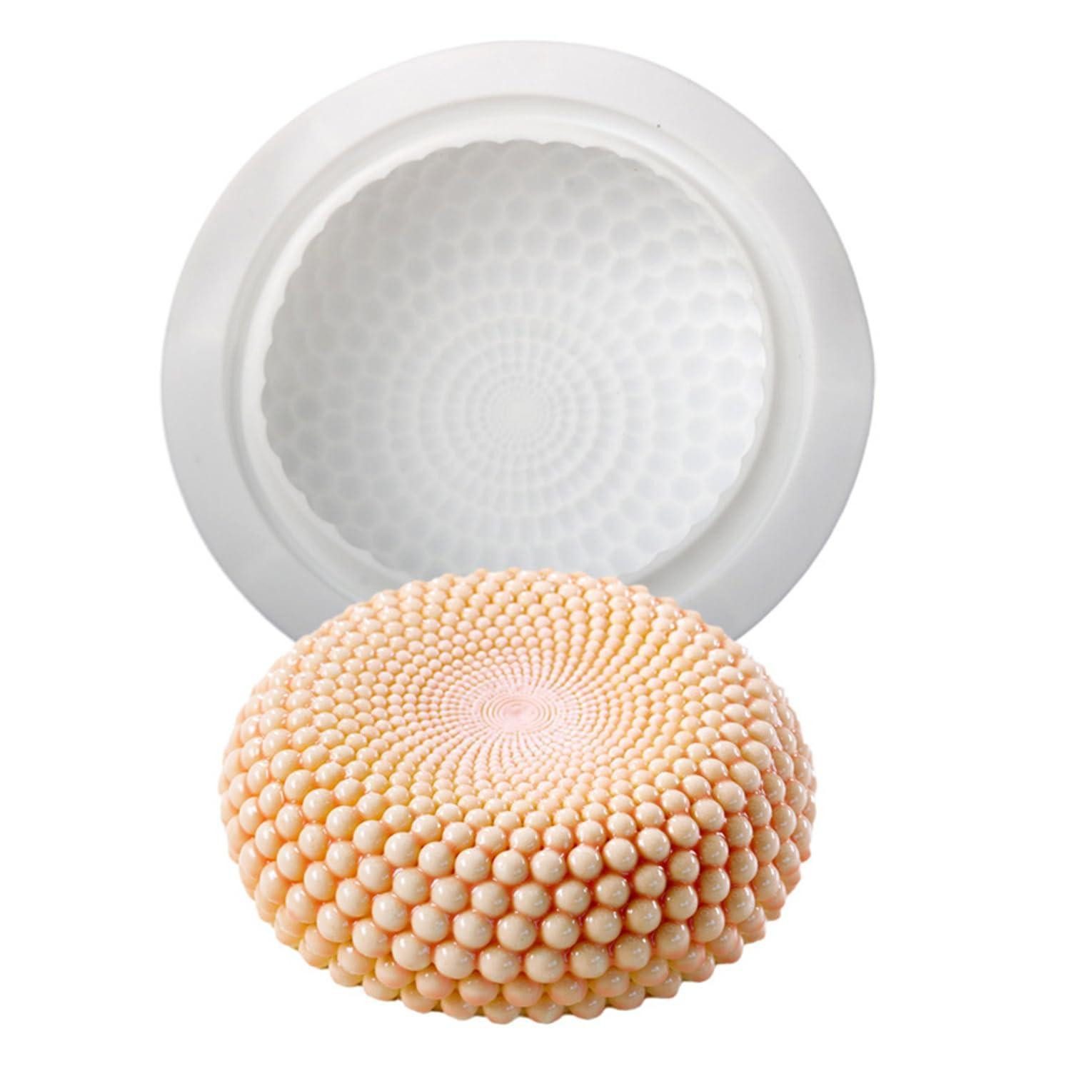 LuxusKollektion Silikonform Silikon Backform Sternenhimmel-Perlen rund, (1-tlg)
