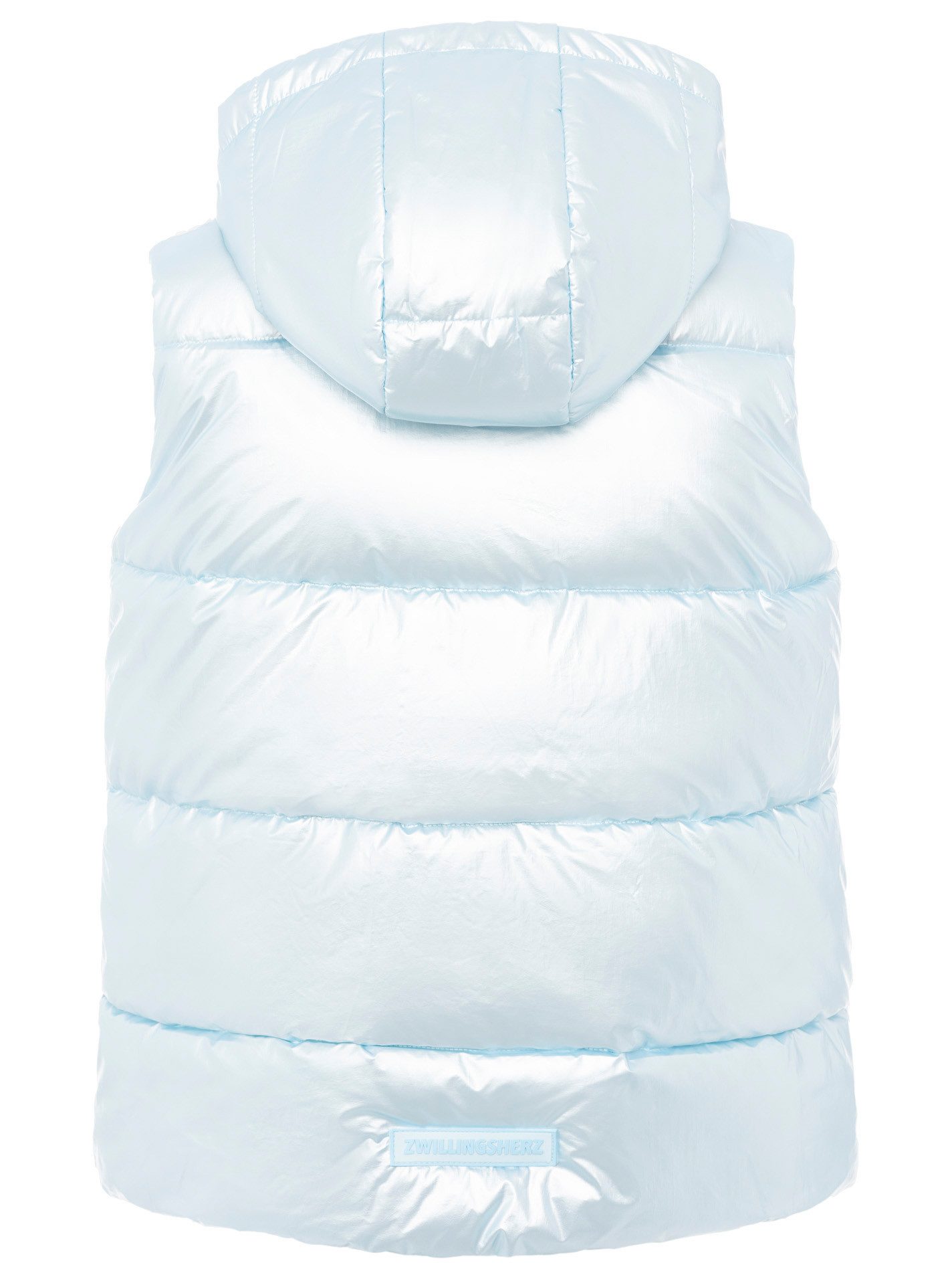 Zwillingsherz Steppweste "Zwillingsherz" Frontreißverschluß, Kapuze, seitlichen Taschen