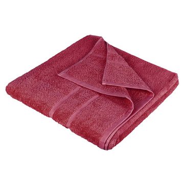 StickandShine Handtuch Handtücher Badetücher Saunatücher Duschtücher Gästehandtücher in Bordeaux Weinrot zur Wahl 100% Baumwolle 500 GSM