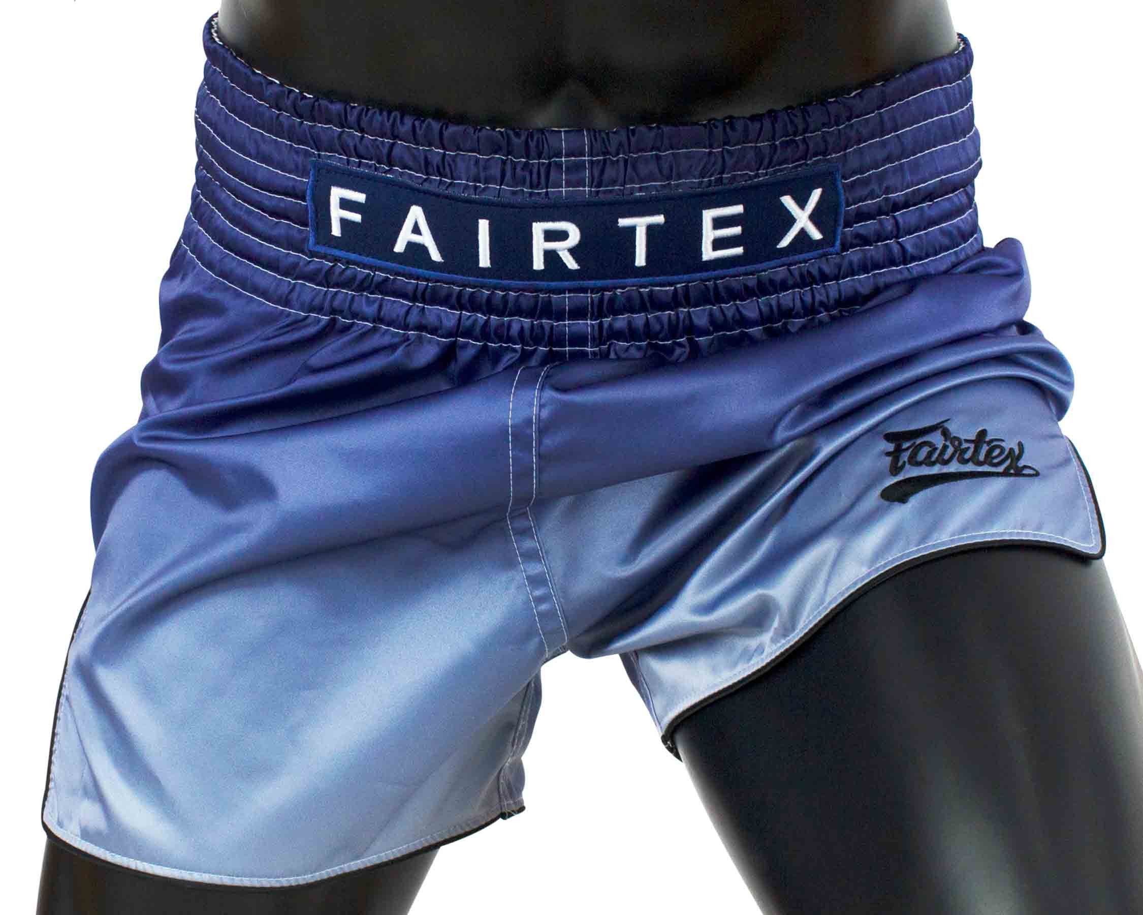 Fairtex Шорты Muay Thai Short Blue Fade (Packung, 1er-Pack) Брюкиbund mit Zugkordel