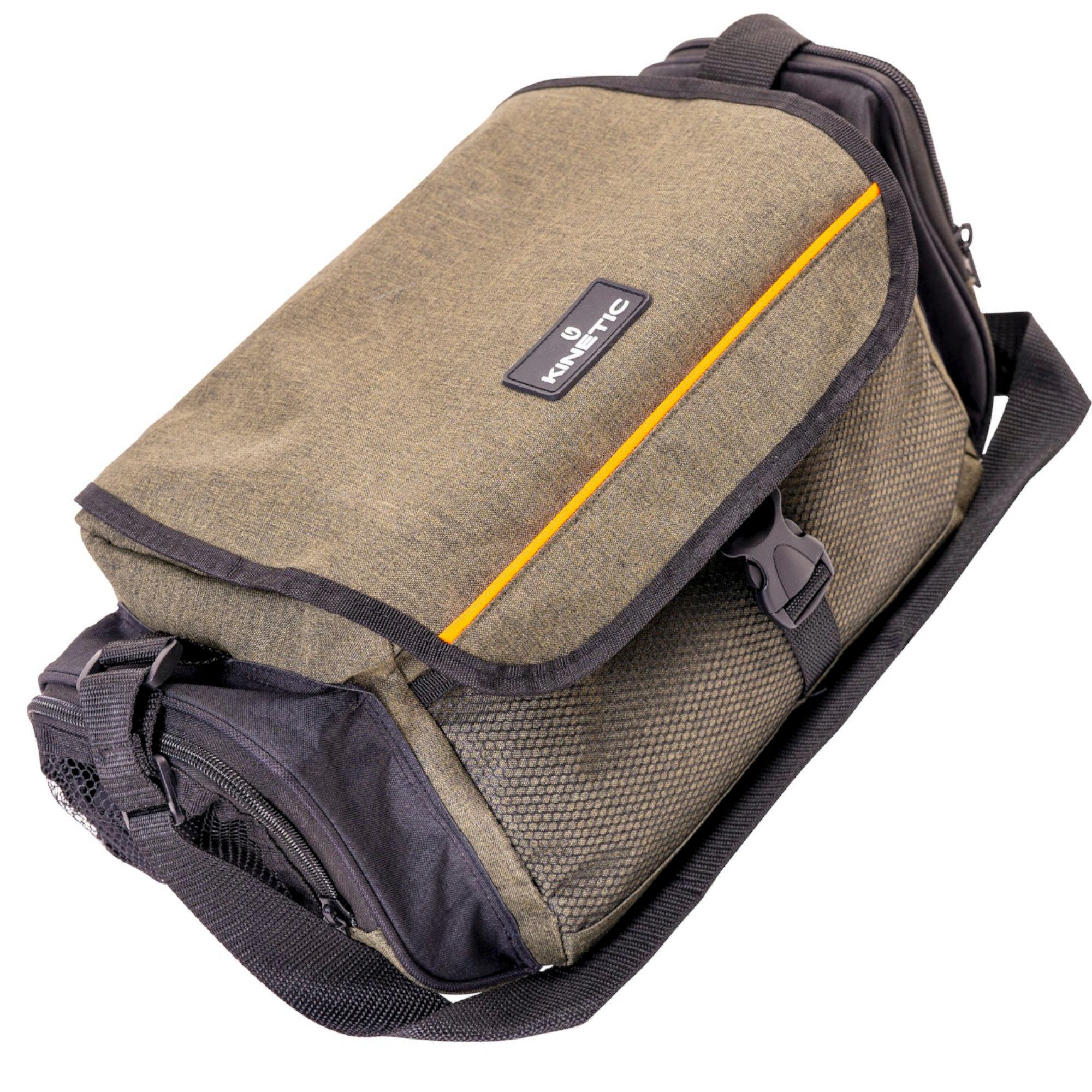 Kinetic Aufbewahrungstasche Tackle Bag 3 Boxes Olive Melange/Orange