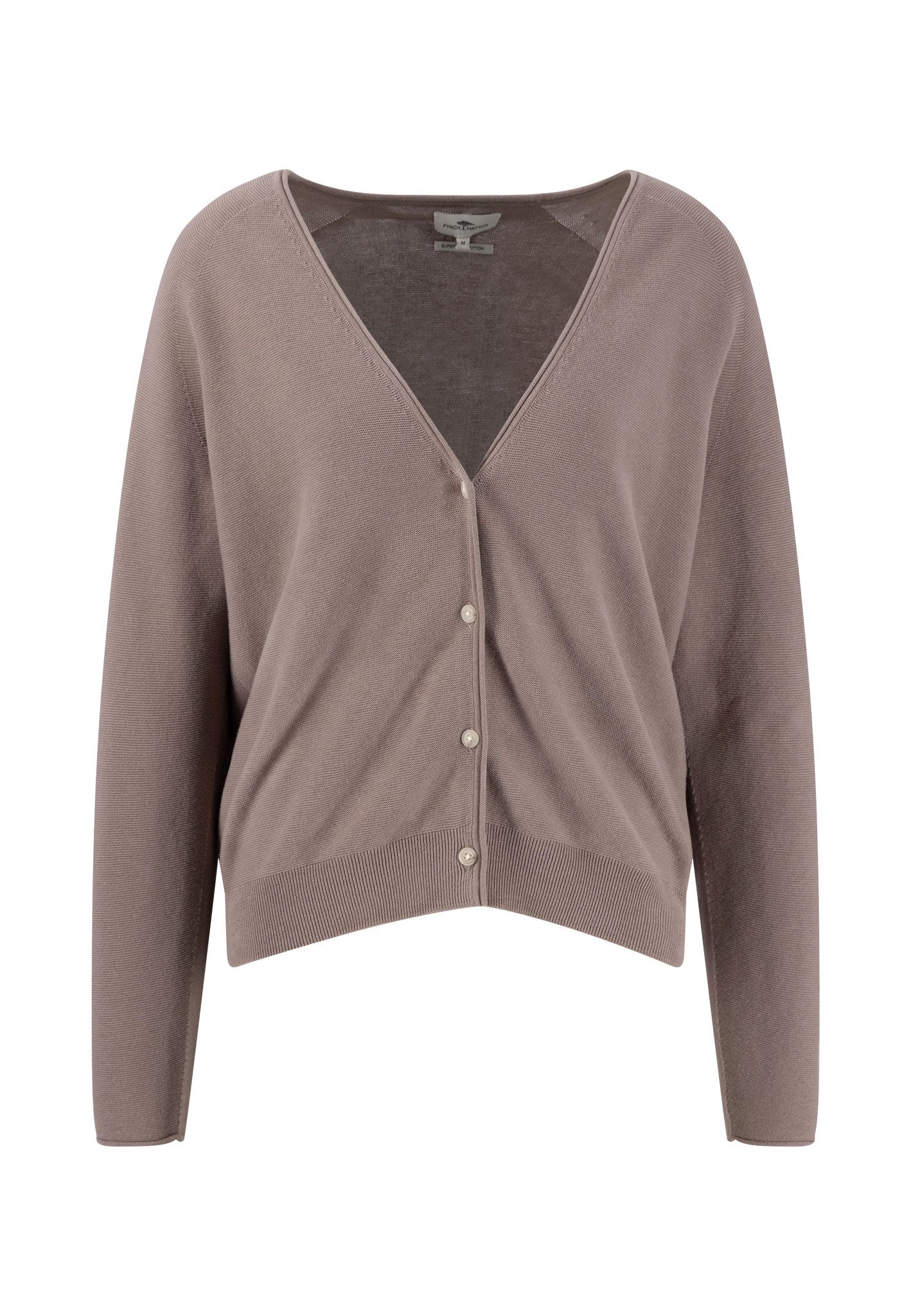 FYNCH-HATTON Strickjacke CARDIGAN KNIT FINE COTTON