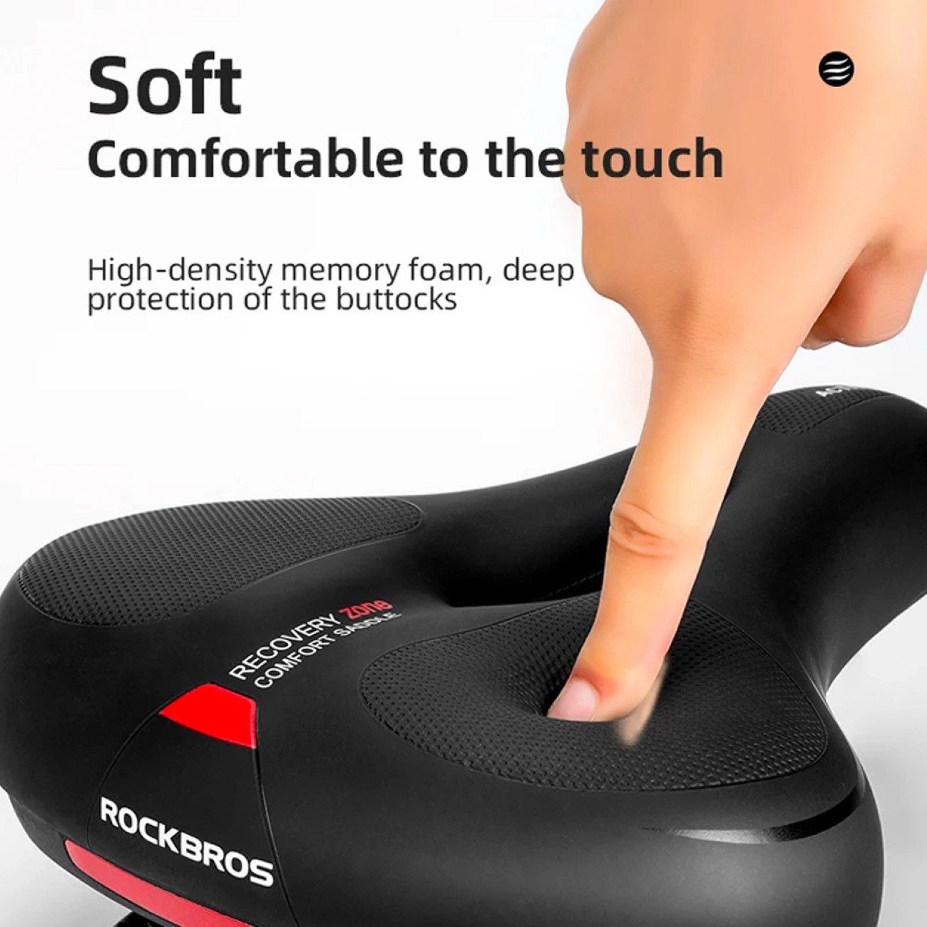 ROCKBROS Fahrradsattel Ergonomischer Fahrradsitz Wasserdicht