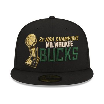 New Era Fitted Cap 59Fifty NBA CHAMPIONS Milwaukee Bucks