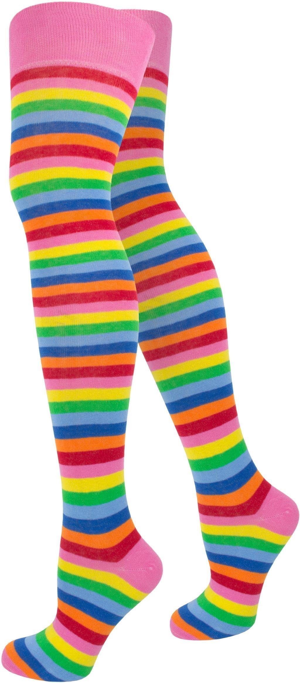 normani Overknees Overknees schmale Ringel weicher Piquebund günstig online kaufen