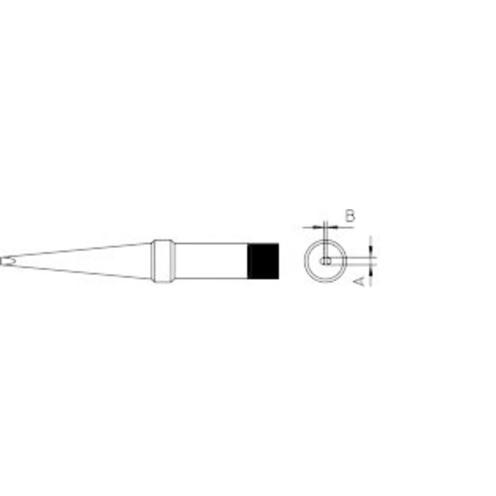 Lötfitting Weller 4PTL8-1 Lötspitze Langform Spitzen-Größe 2 mm Inhalt 1 St.