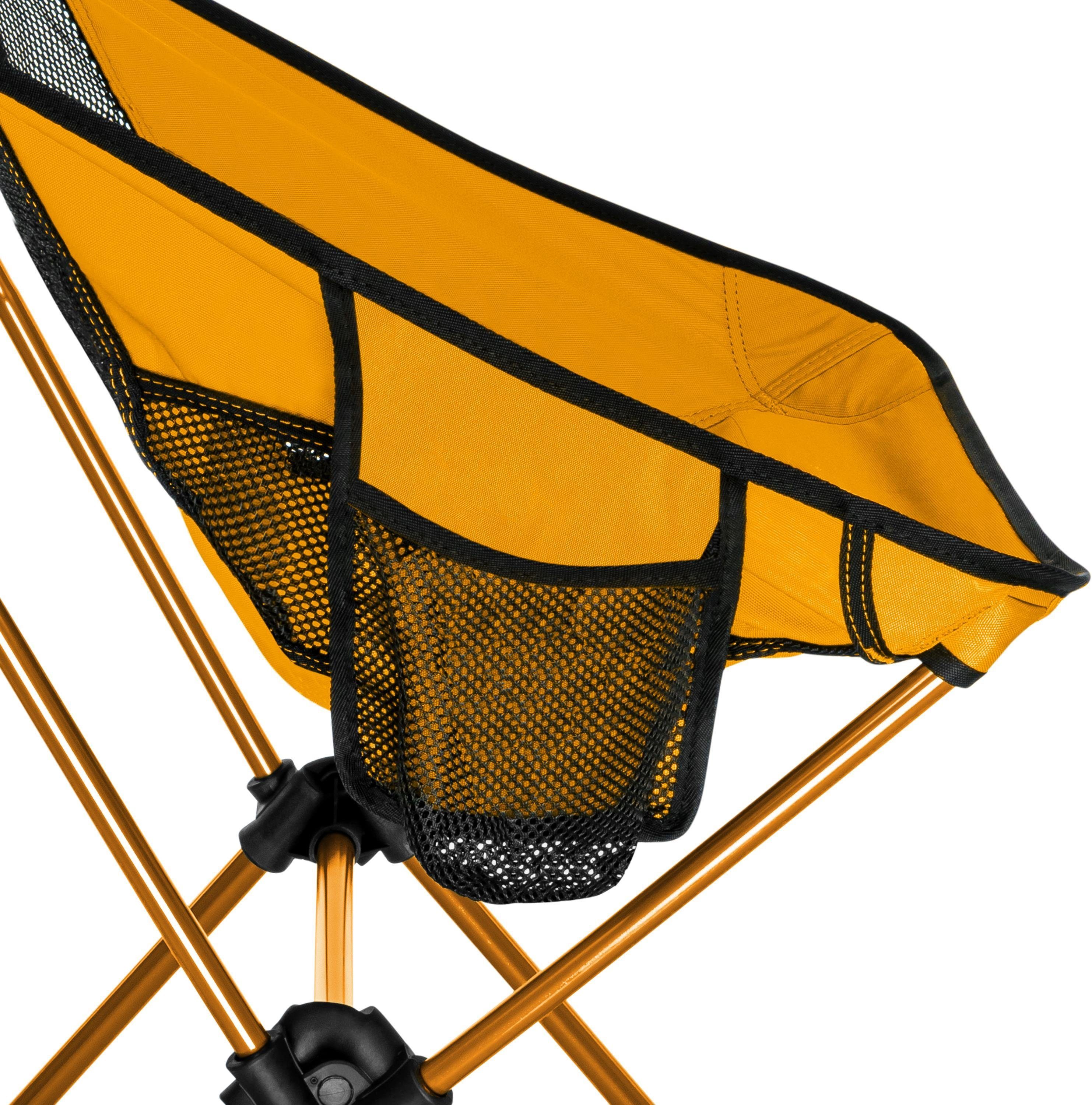 Klappstuhl XXL kg „Nemaska“, Campingstuhl Ultraleichter Campingstuhl 150 Maximale Belastbarkeit: Capingsessel Orange Outdoorstuhl Faltstuhl normani -