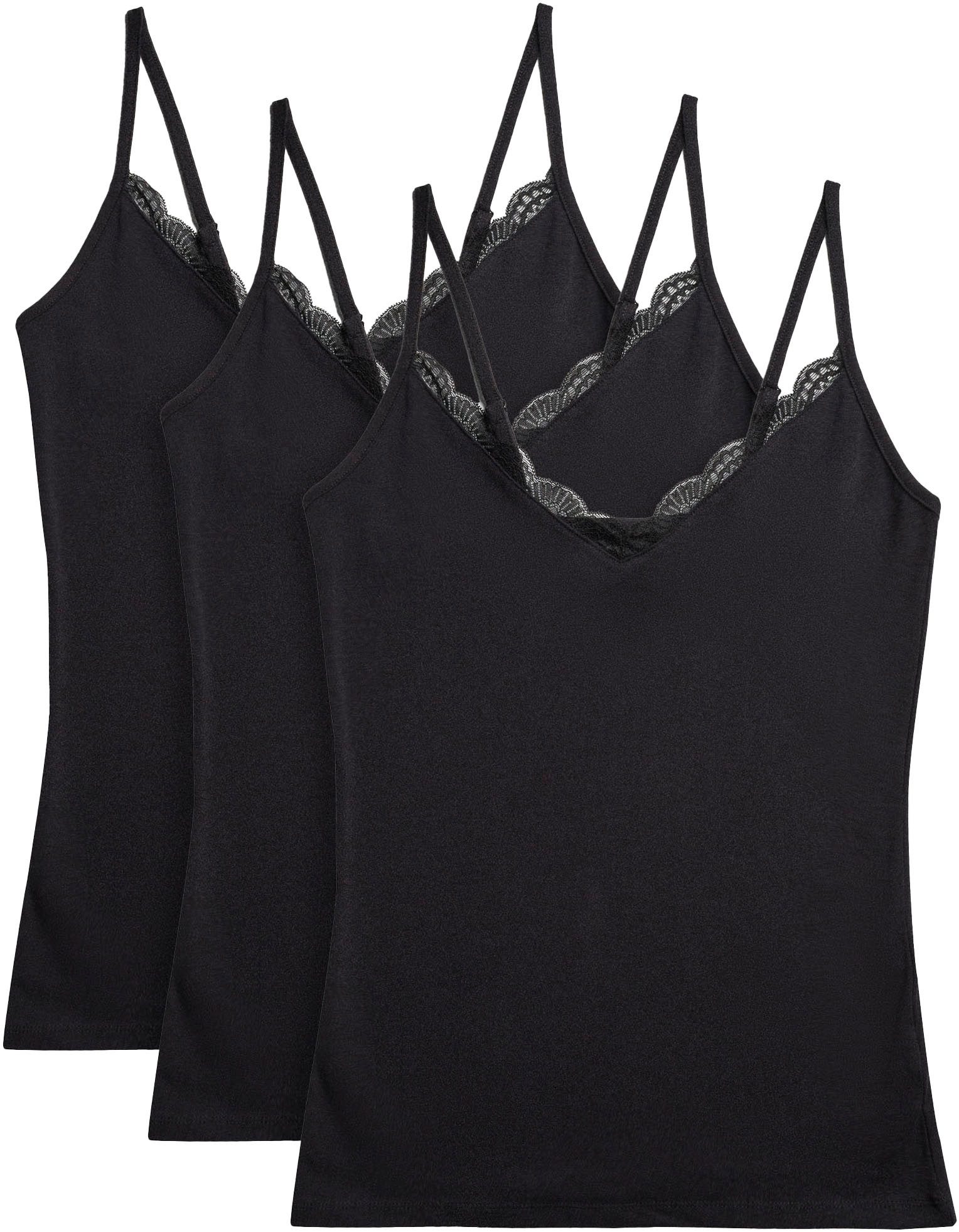 Unterhemd BASIC COLLECTION COTTON WITH LACE