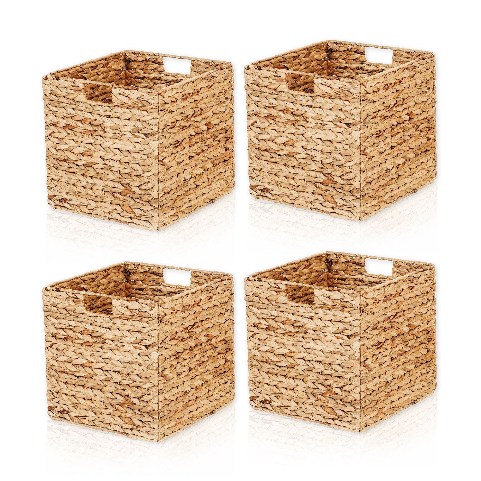 Lycce Regalkorb Kallax Einsatz Aufbewahrungskorb Quader Wasserhyazinthe nat günstig online kaufen