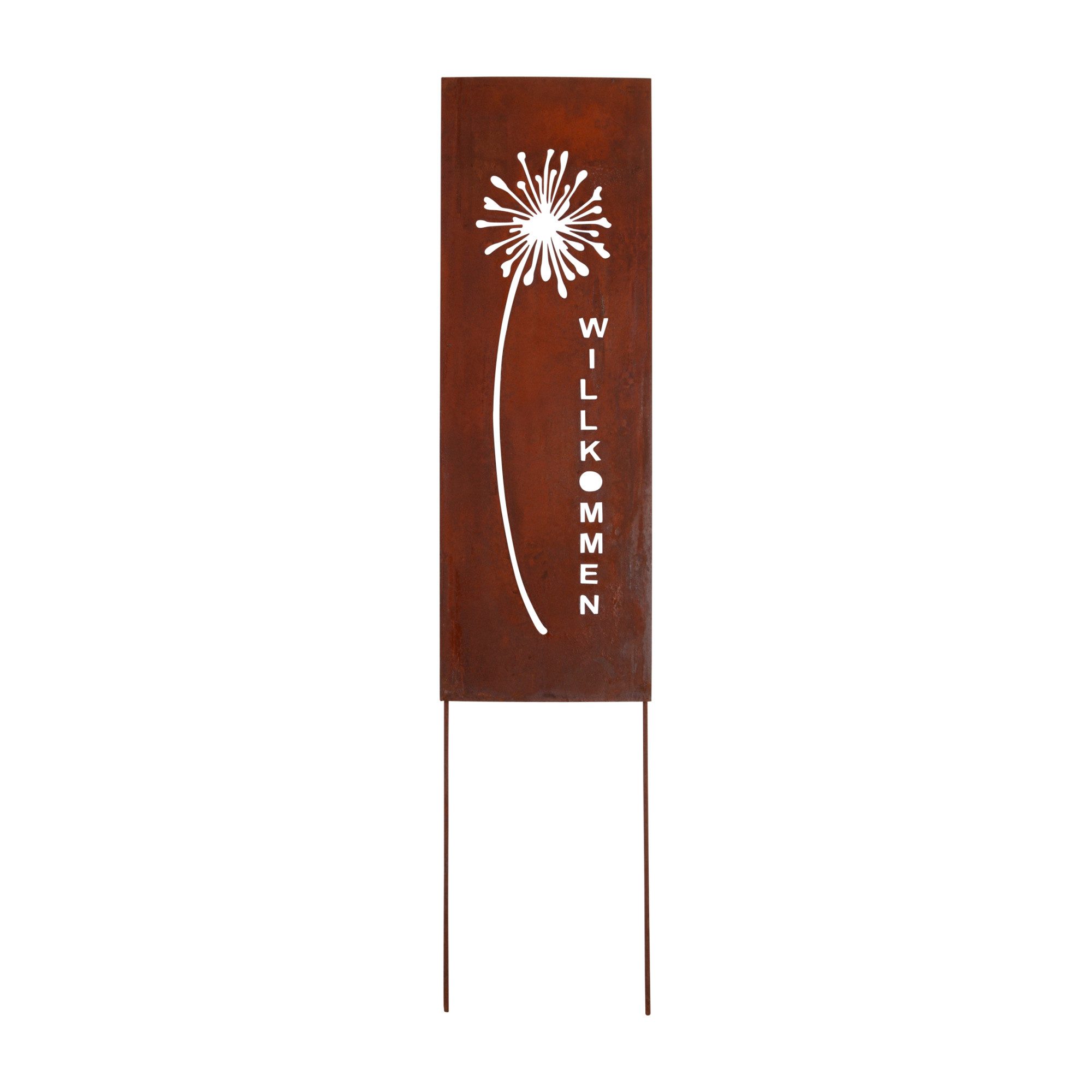 UNUS GARDEN Gartenstecker Roststecker Schild Pusteblume günstig online kaufen