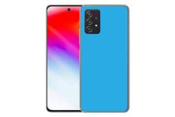 MuchoWow Handyhülle Blau - Licht - Farben, Phone Case, Handyhülle Samsung Galaxy A53, Silikon, Schutzhülle