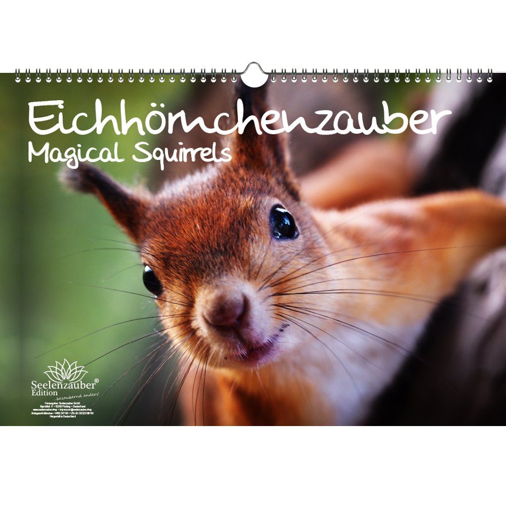 Seelenzauber ewige Kalender Eichhörnchenzauber DIN A3 - Immerwährender 