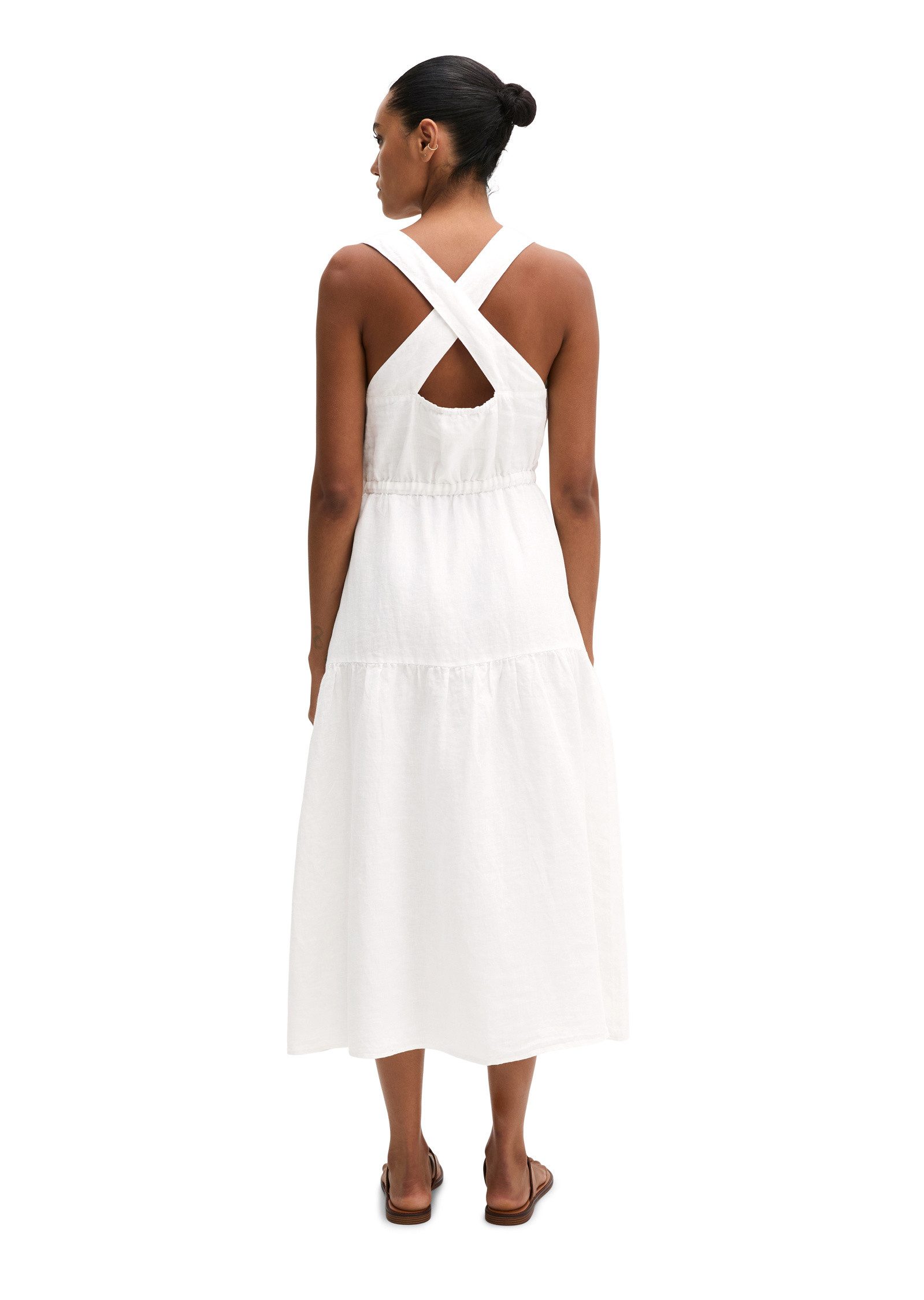 Marc O'Polo Midikleid mit überkreuzten Trägern