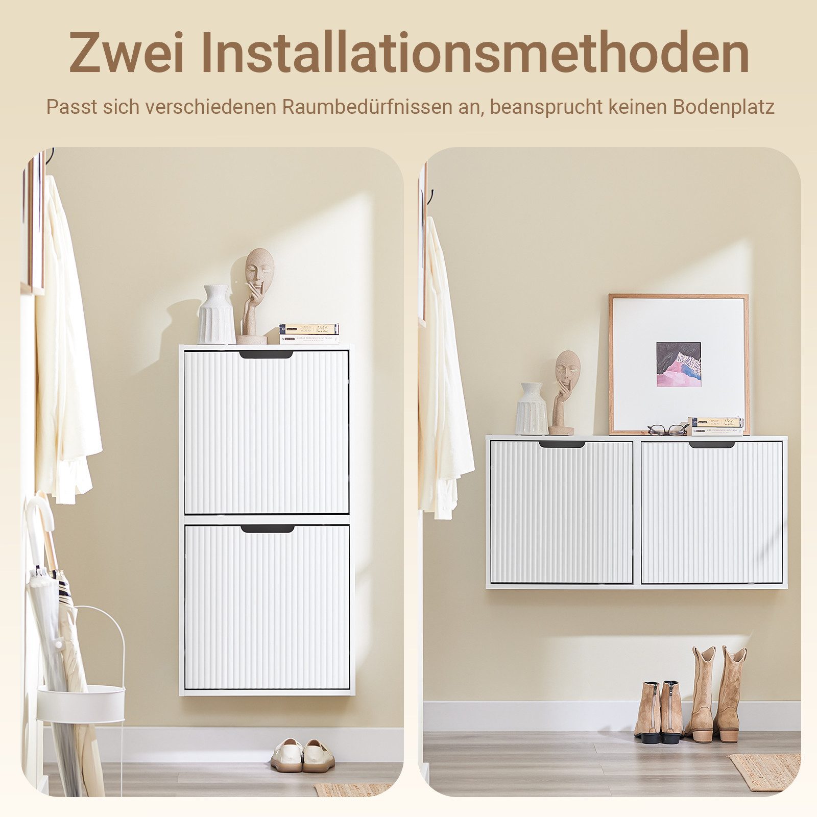 SoBuy Schuhkipper FSR204, Schuhschrank schmal, Schuhregal Schuhablage, Schu günstig online kaufen