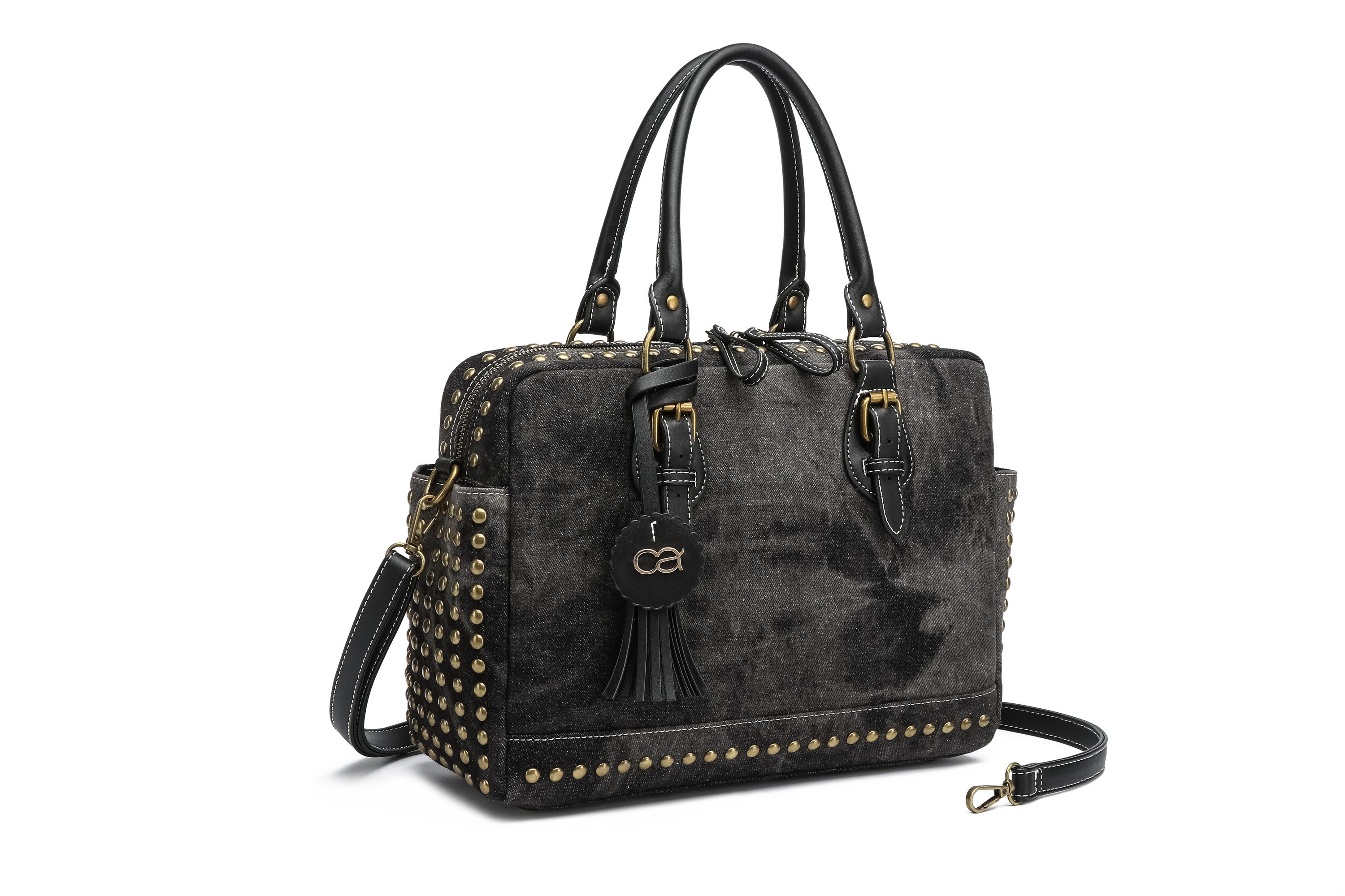 COLLEZIONE ALESSANDRO Schultertasche Denim, aus griffigem Jeansstoff mit Ni günstig online kaufen