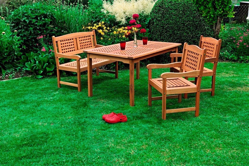 MERXX Gartenmöbelset »Lima«, Diningset für 4 Personen geeignet online
