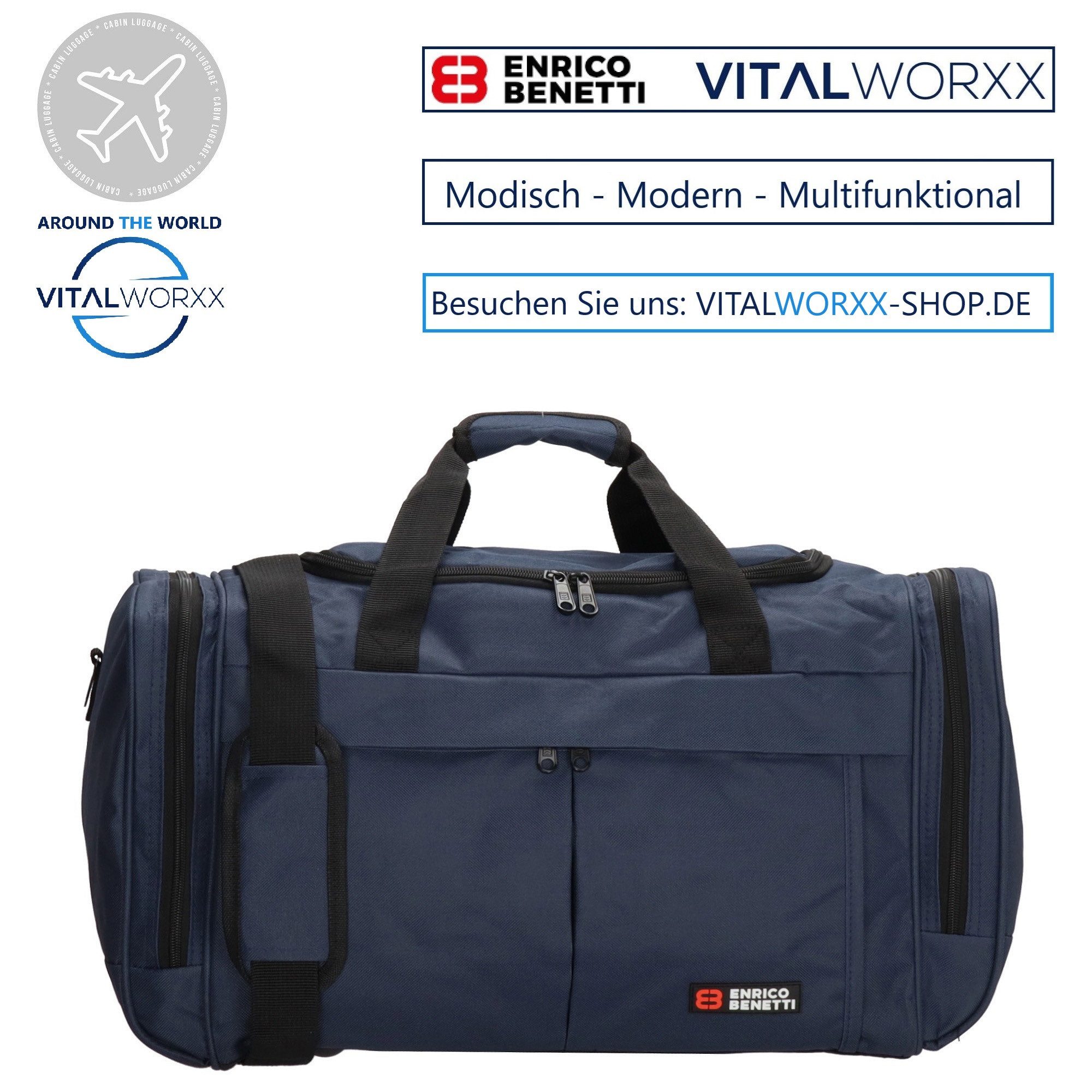 VITALWORXX Reisetasche Sporttasche Fitnesstasche Reisetasche Breite günstig online kaufen