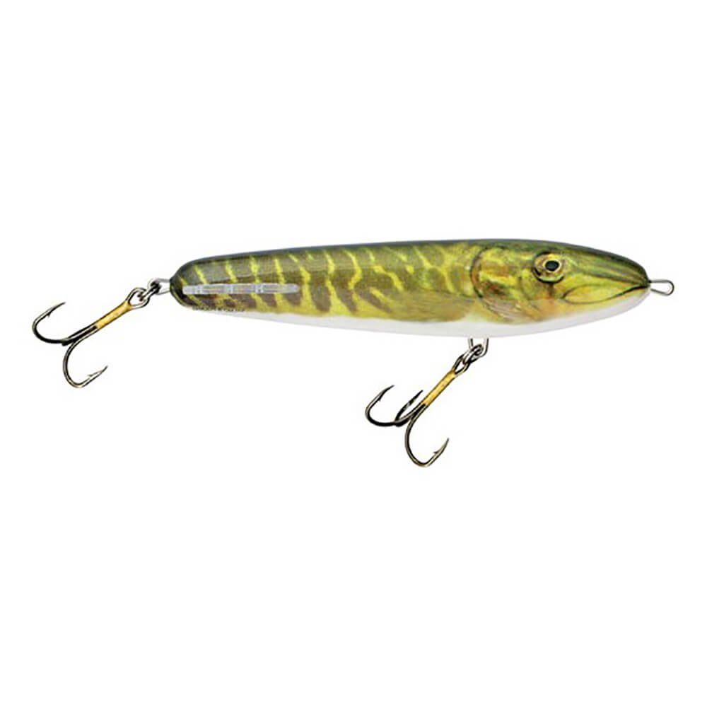 Salmo Kunstköder Salmo Sweeper Wobbler Jerkbait Real Pike hecht RPE, (1-St)