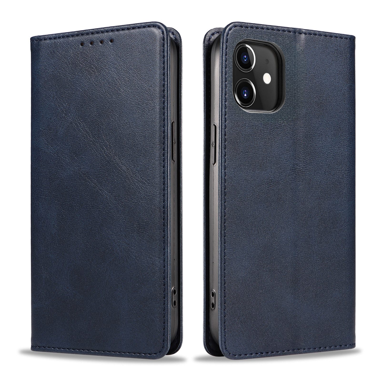 Tec-Expert Handyhülle Tasche Hülle für Apple iPhone 11 6.1 Zoll, 6.1", Cover Klapphülle Case mit Kartenfach Fliphülle aufstellbar