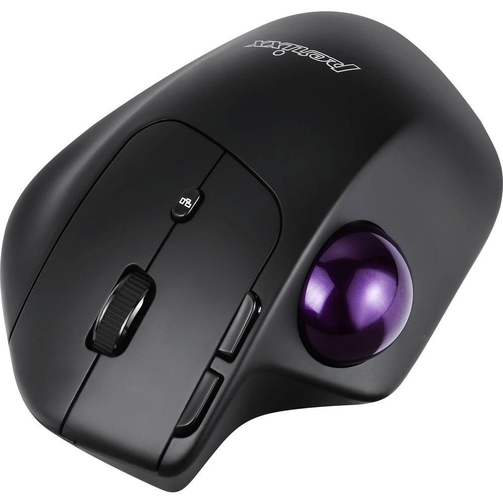 Perixx Kabellose 34-mm-Trackball-Maus mit einstellbarem Winkel 11449 Mäuse (mit Trackball)