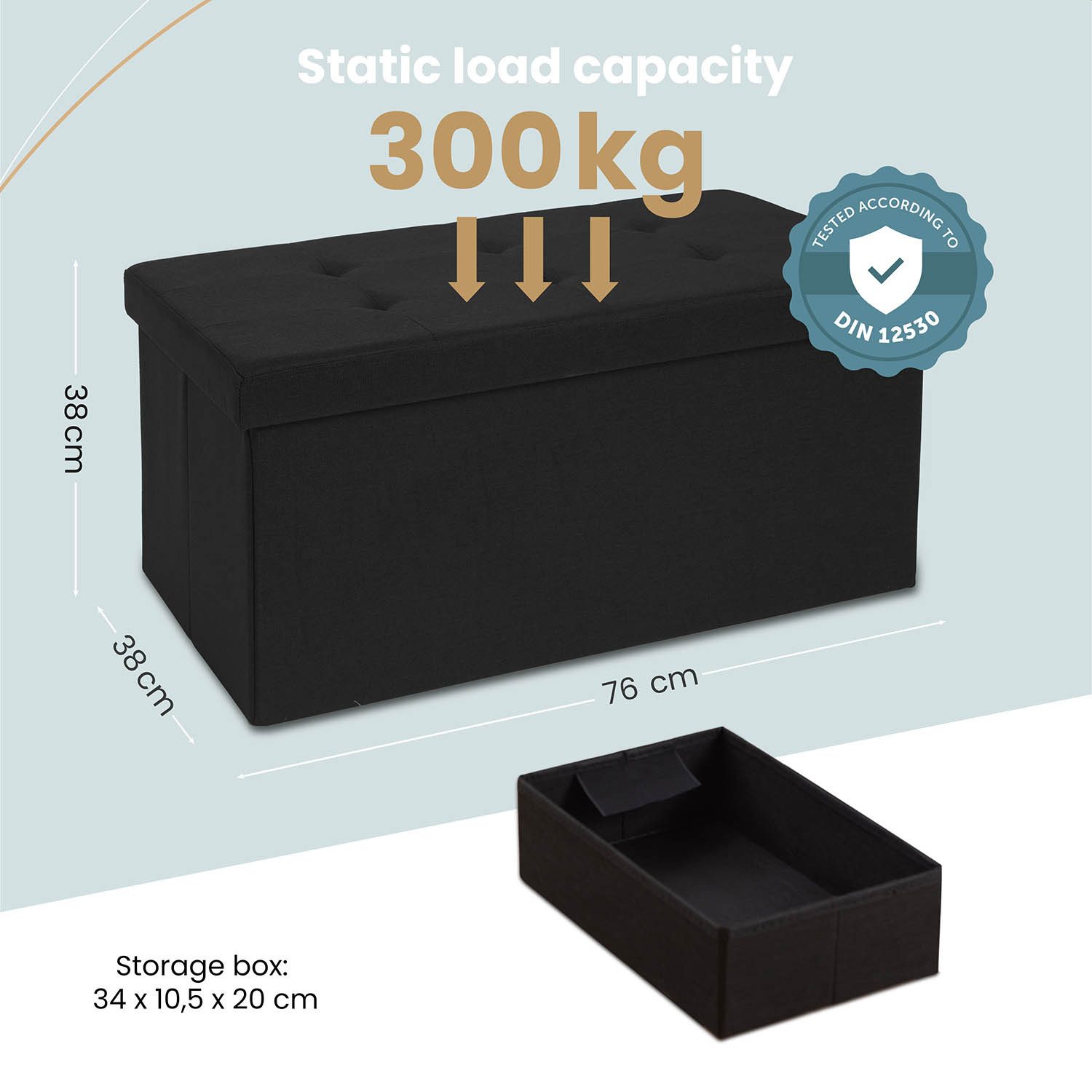 Blumtal Sitztruhe Sitzbank mit Stauraum + günstig online kaufen