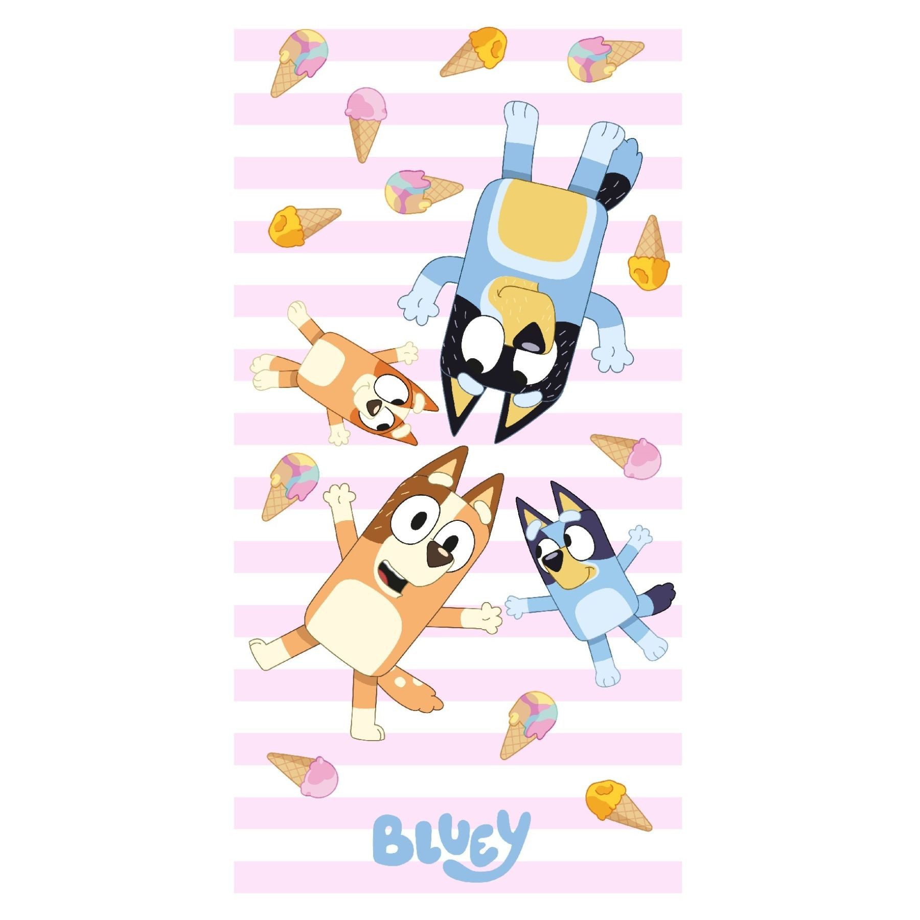Bluey Strandtuch Frottee Badetuch mit Premium günstig online kaufen
