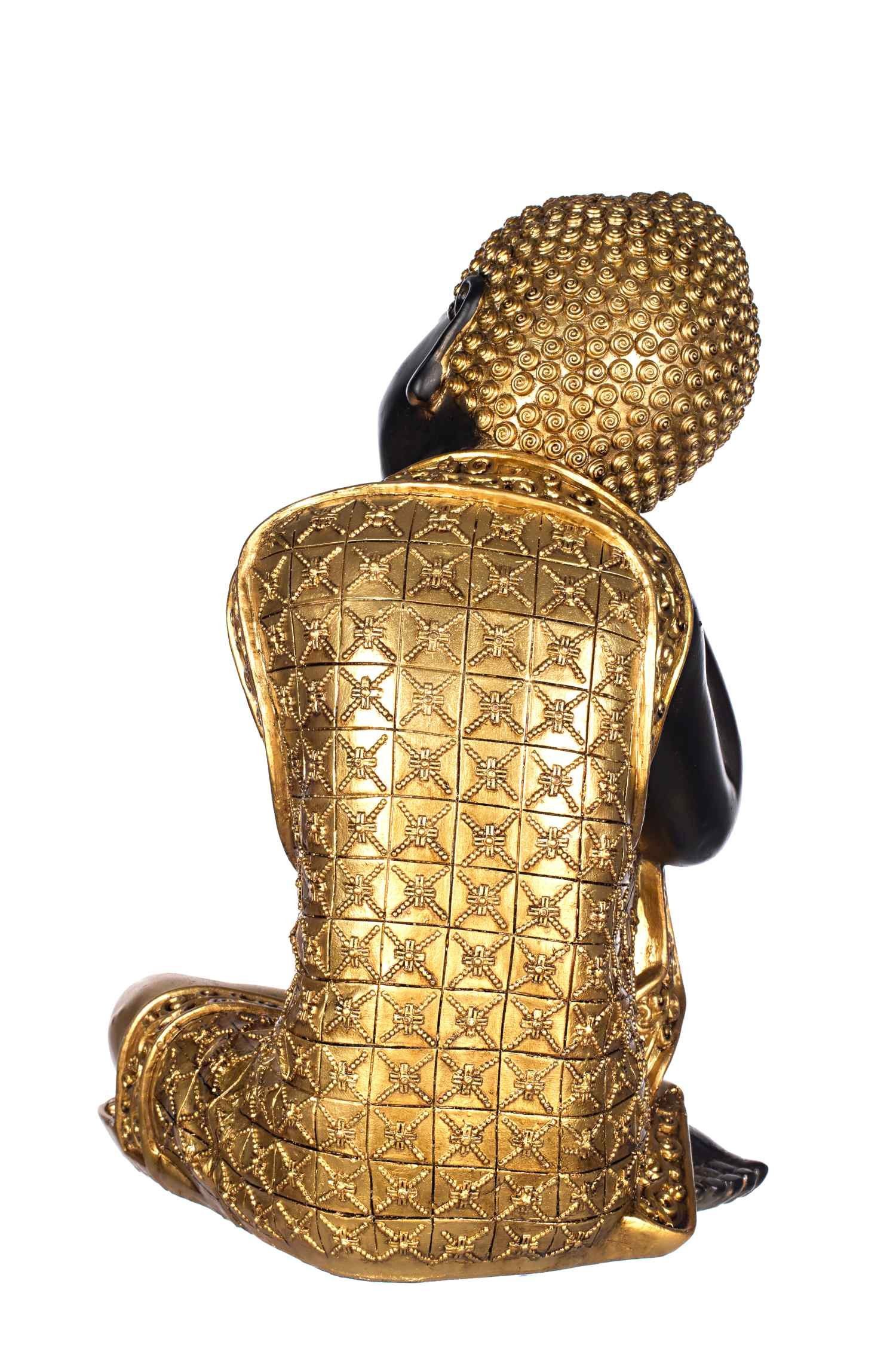 BIRENDY Buddhafigur Buddha SY 7021 Antik Gold Figur 37cm Statue Büste Garte günstig online kaufen