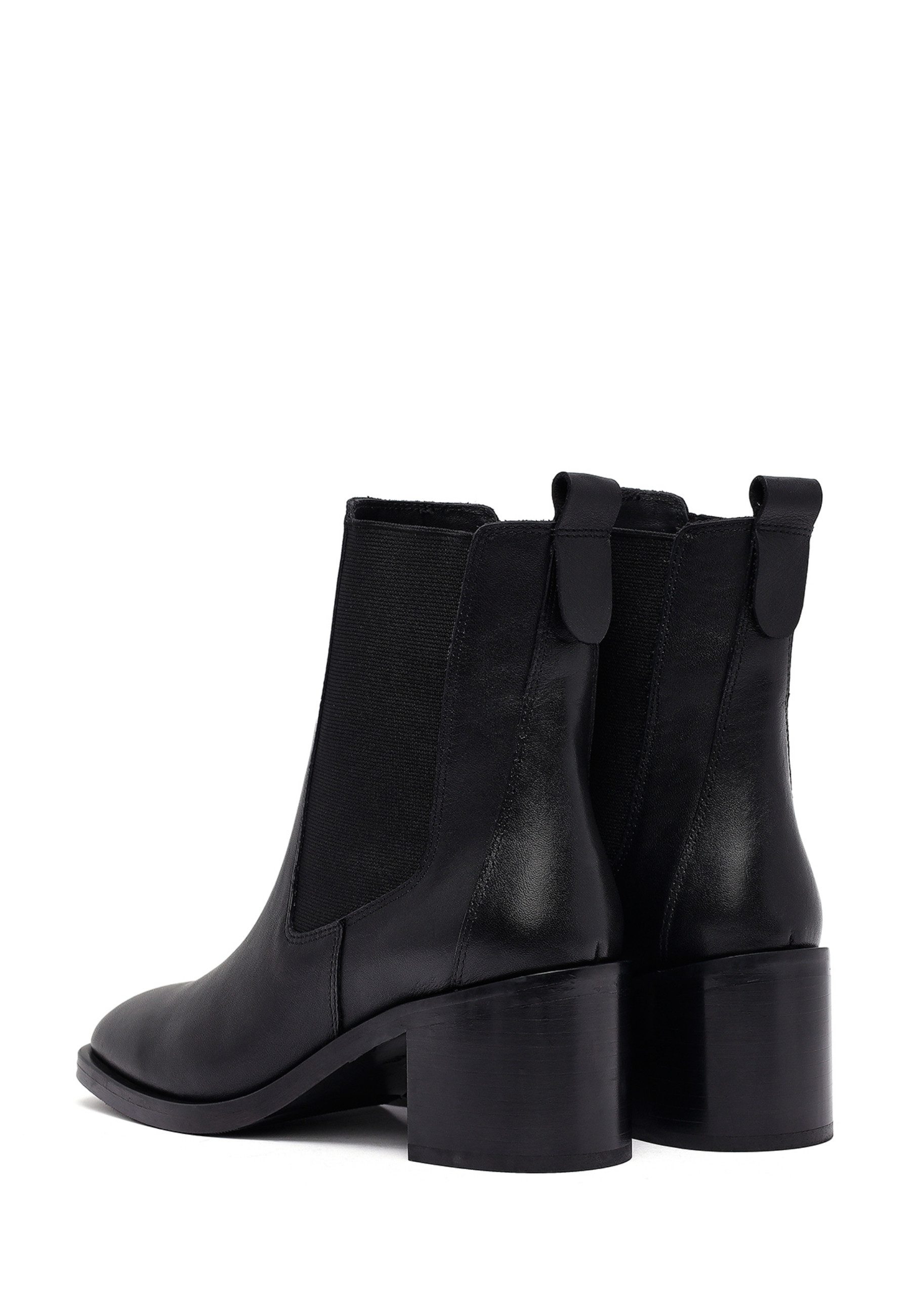 Derimod Chelsea-Absatzstiefel aus Leder Chelseaboots