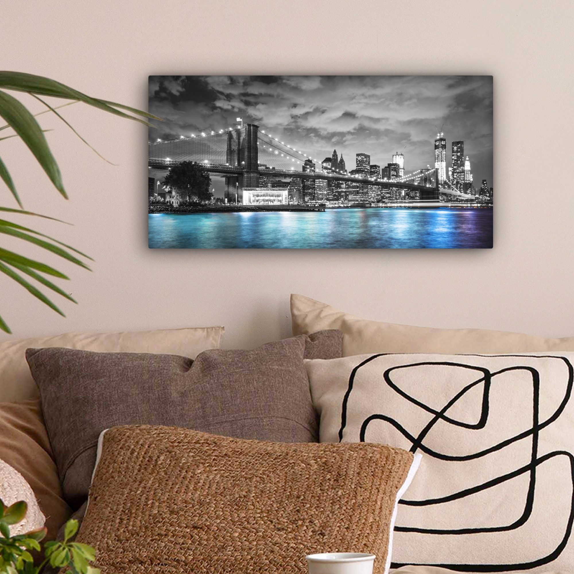 OneMillionCanvasses® Leinwandbild Panorama New York - günstig online kaufen