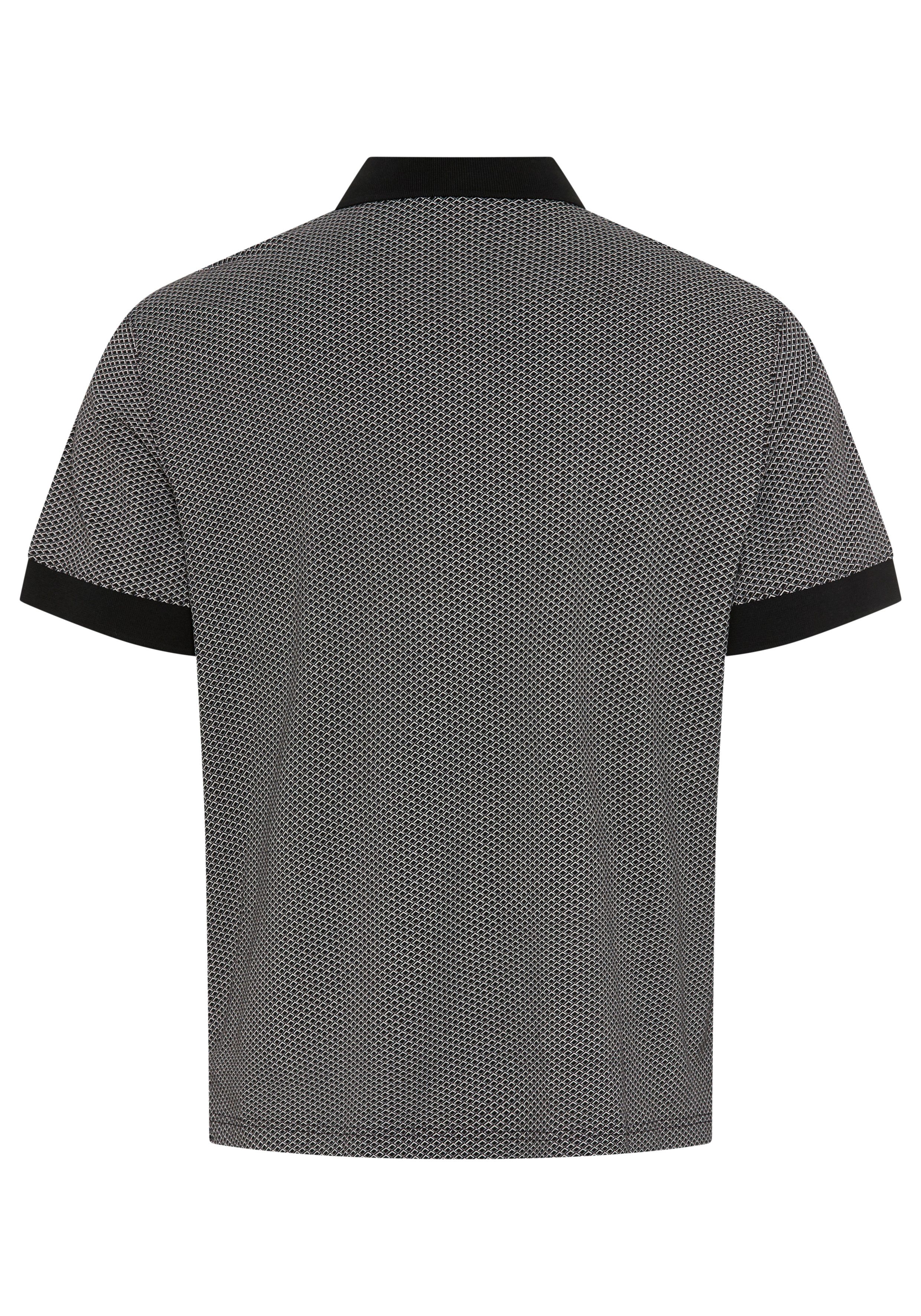 Man's World Plus Poloshirt auch in Grosse Größen bis Gr. 7XL Ärmel-Fit Regular Fit, Kurzarm, mit Seitenschlitzen, gemustert