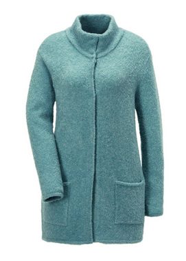 GOLDNER Strickjacke Kurzgröße: Boucle Strickmantel