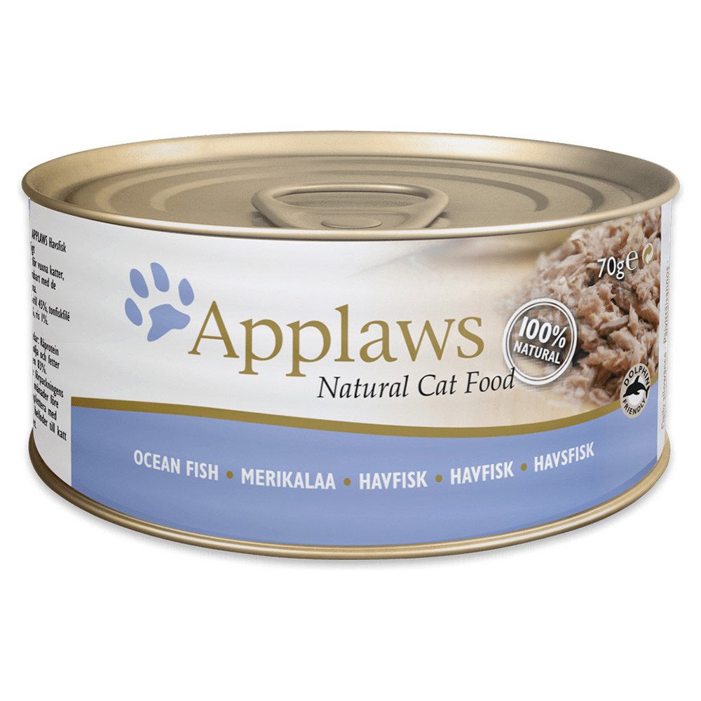 Applaws Seefisch 70 g - 24 Stück, Nassfutter für: Katze