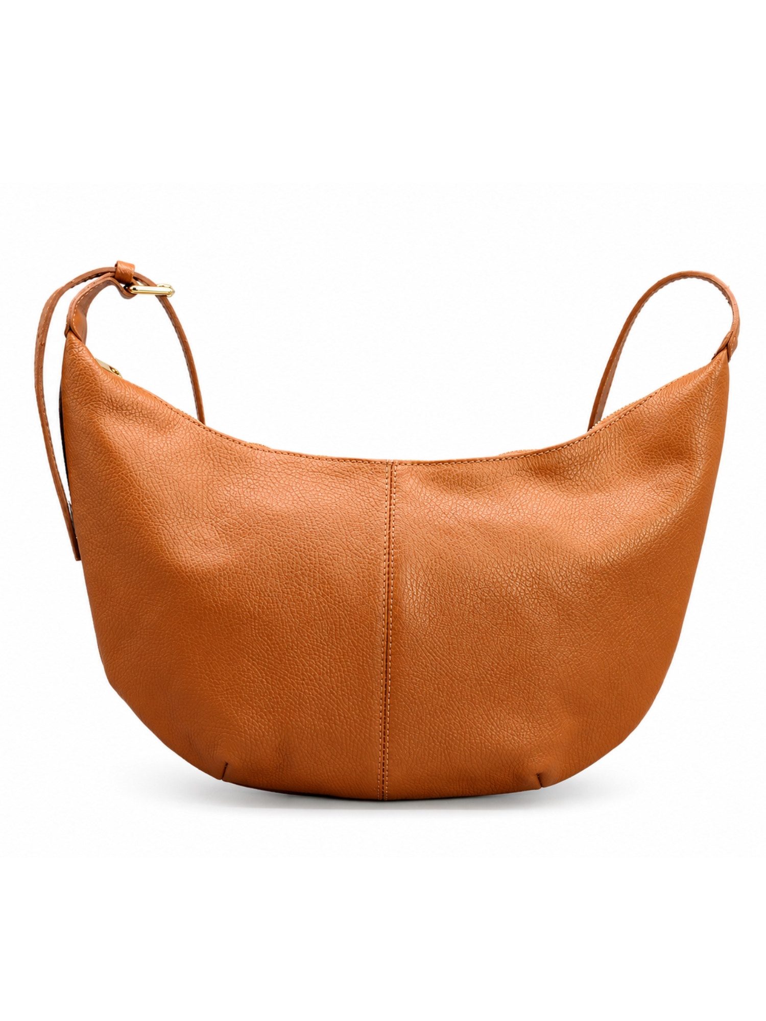 Adel Bags Schultertasche Lunara Echtleder Schultertasche Damen Hobo Bag Made in Italy (Einzelartikel), 100 % Echtleder Made in Italy mit verstellbarem Schulterriemen