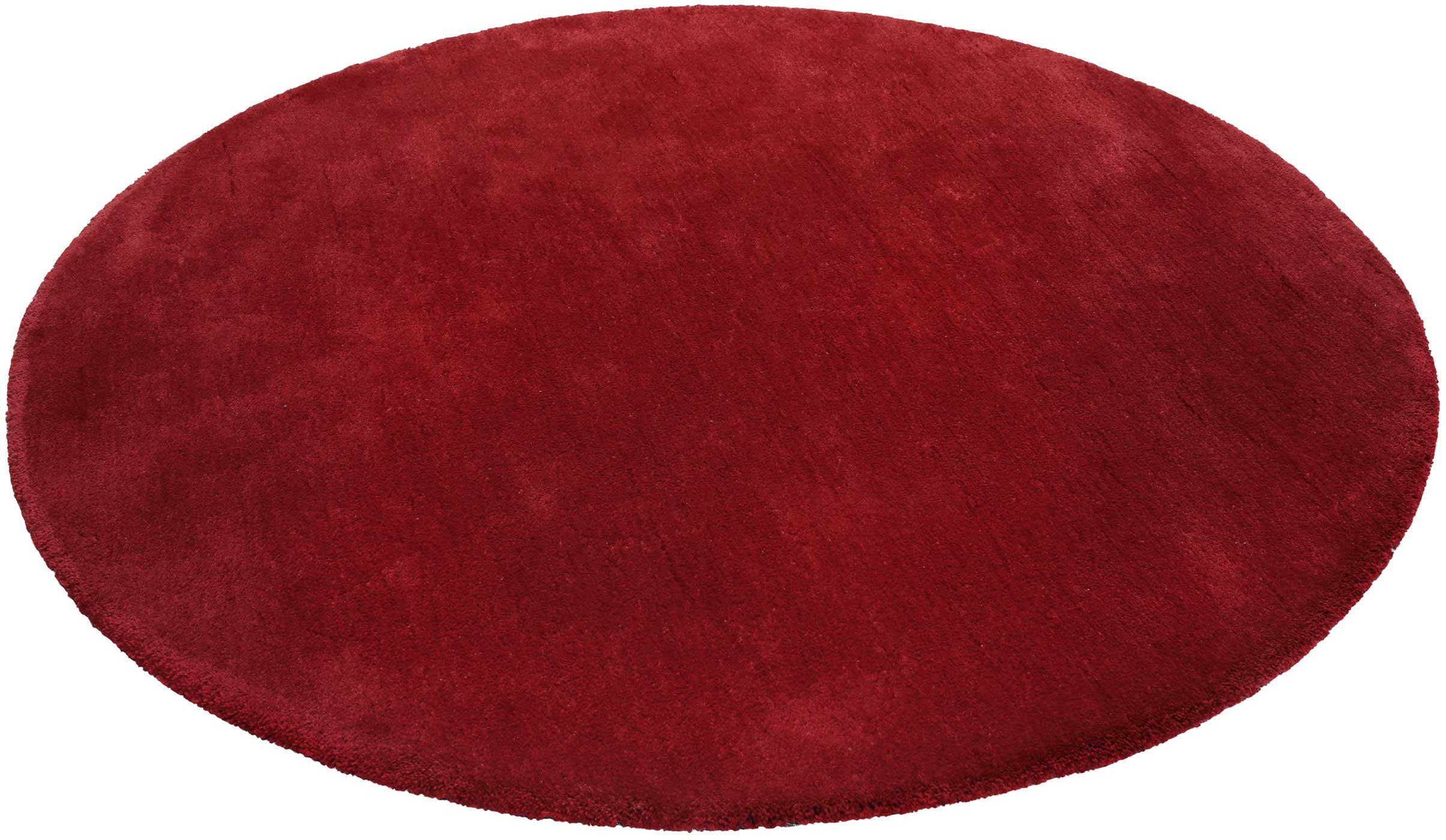 Esprit Hochflor-Teppich Relaxx ESP-4150, rund, Höhe: 25 mm, Wohnzimmer, sehr große Farbauswahl, weicher dichter Hochflor