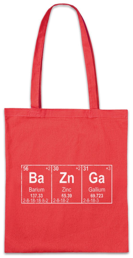 Urban Backwoods Beuteltasche Ba Zn Ga Stofftasche The Lehrer Big Teacher Bang Professor Theory Nerd (1-tlg), Geek Science TC Sitcom