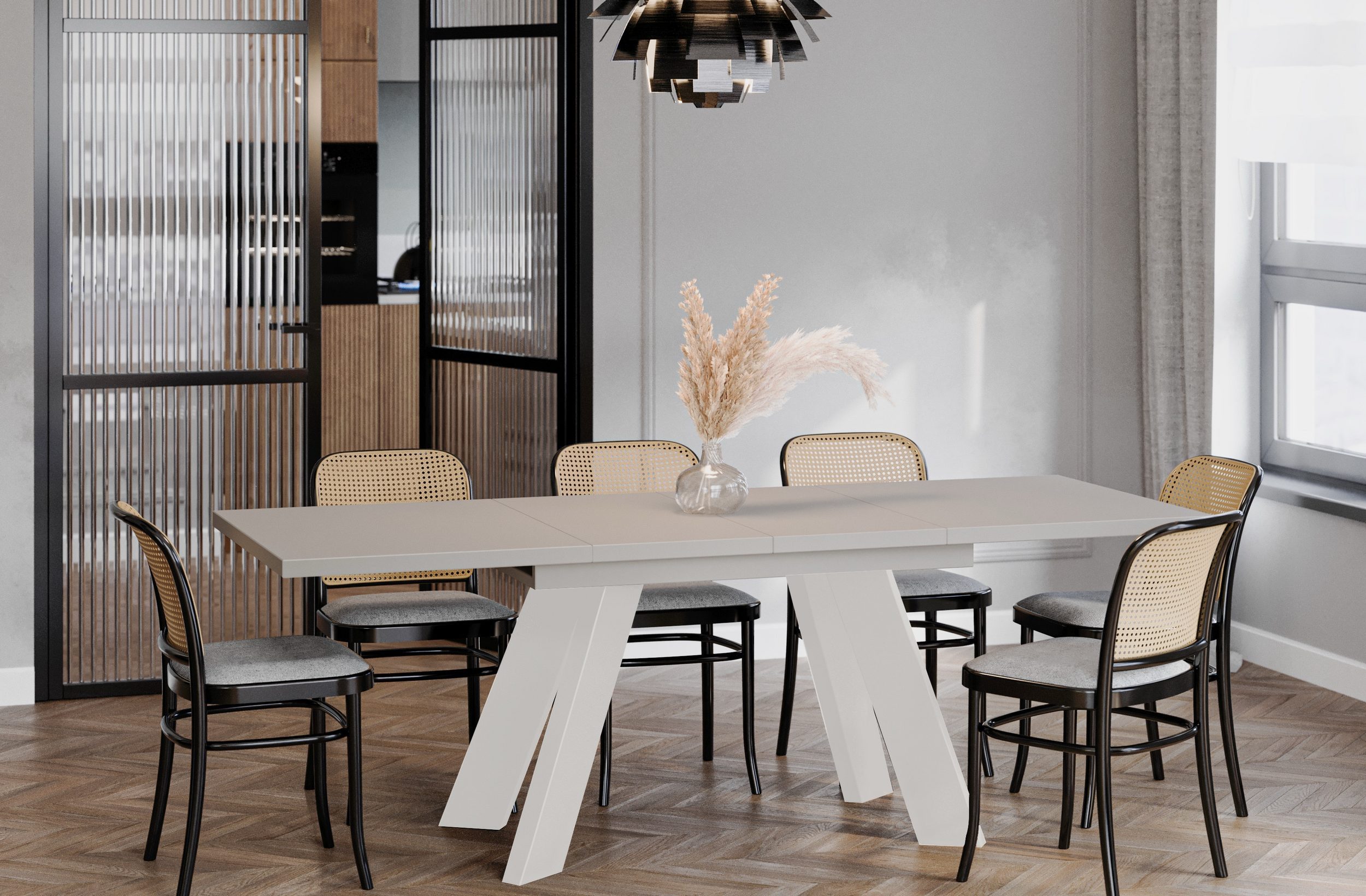 Endo-Moebel Esstisch Como Esstisch 130–210cm ausziehbar für 8 Personen, Tis günstig online kaufen