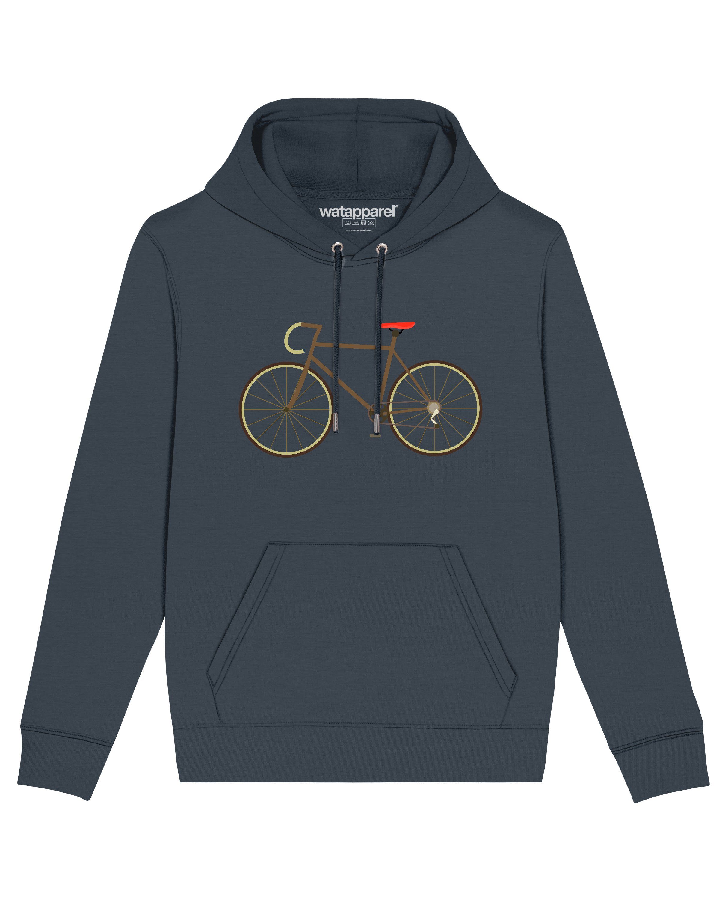 wat? Apparel Sweatshirt Fahrrad (1-tlg) graublau meliert | Sweatshirts