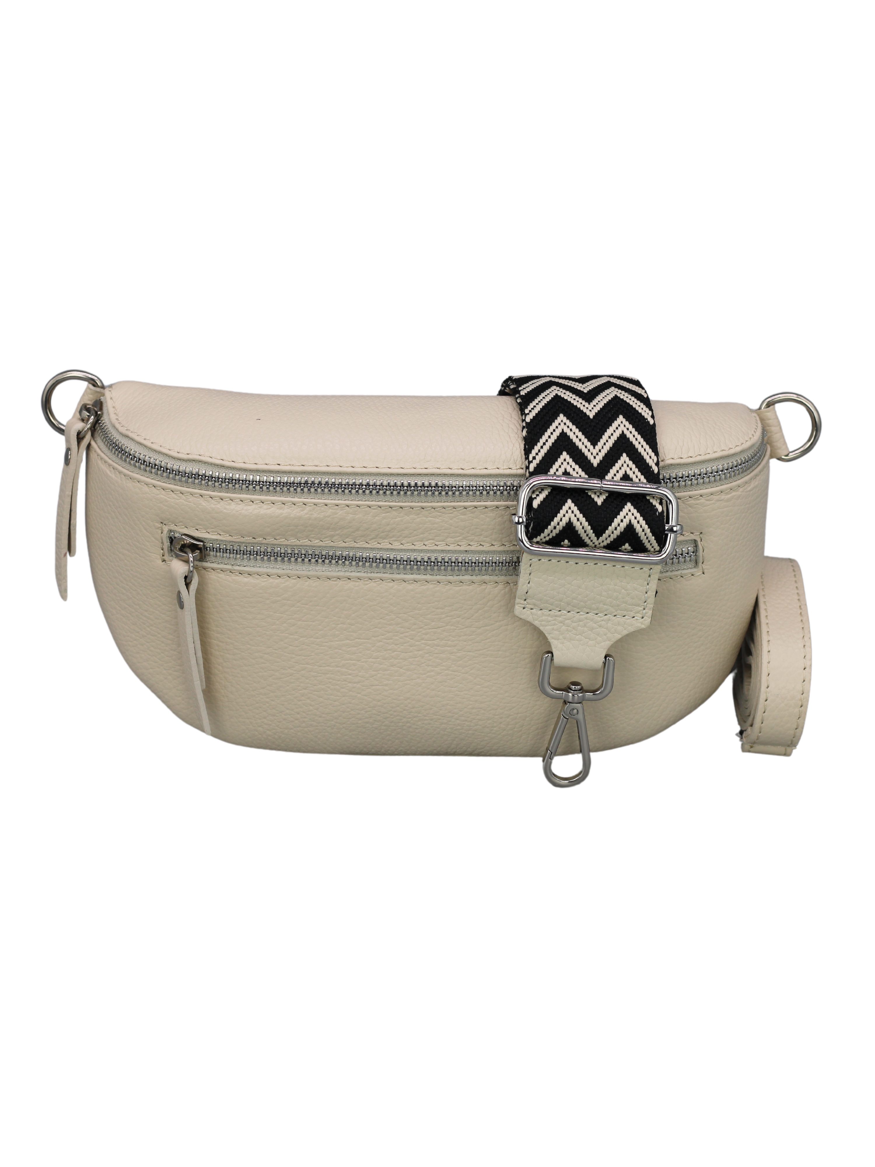 Schultertasche ALICE Umhängetasche für Damen, Schultertasche aus Echtleder