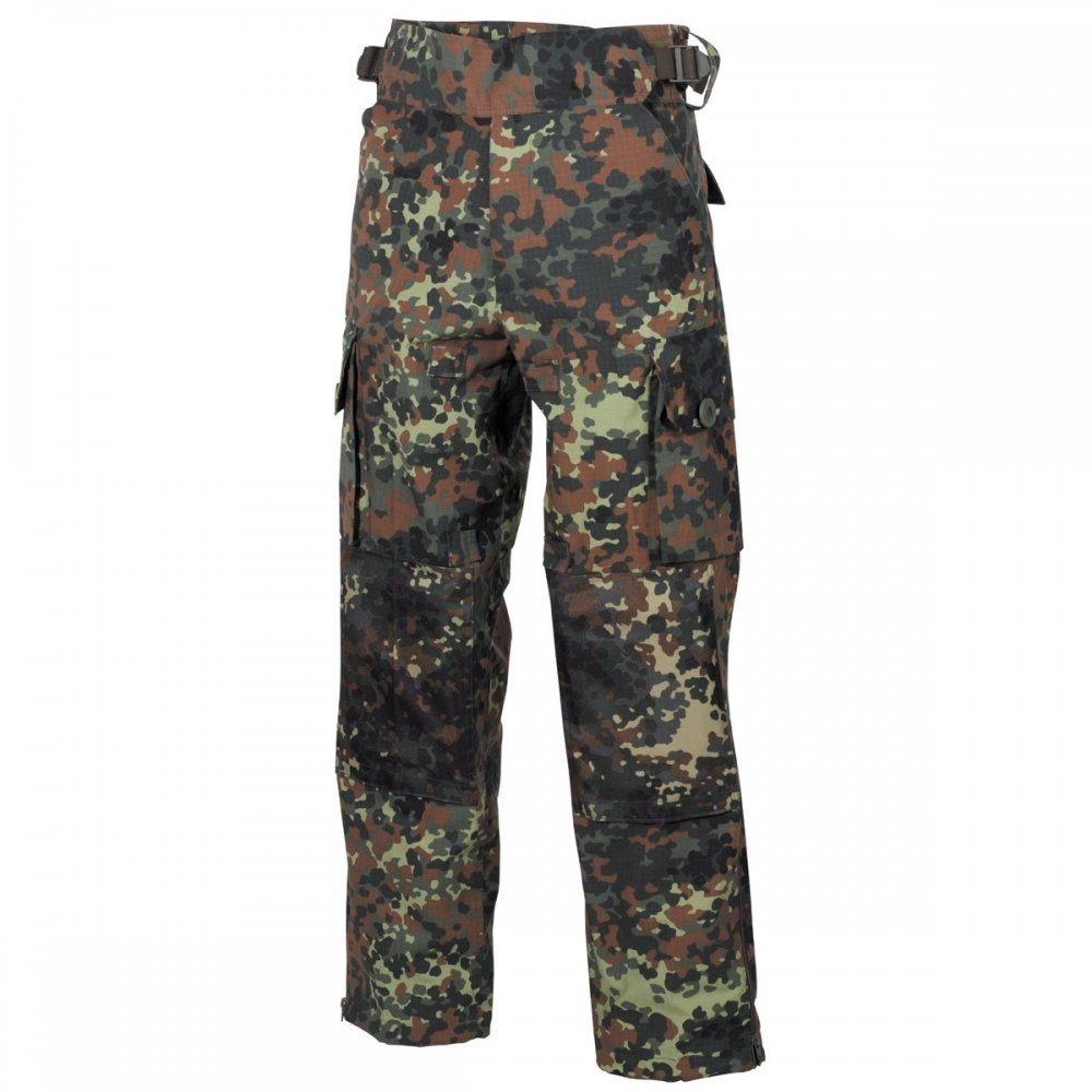 Stop, Rip "Smock", Cargohose flecktarn HighDefence MFH - L Kommandohose,