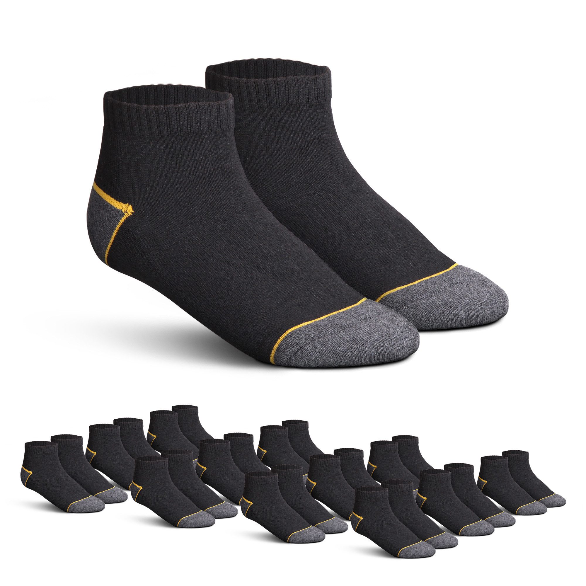 hemmy Fashion Arbeitssocken Herren / Damen "Sneakersocken" kurz (12-Paar) Arbeitssocken Sneaker Socken - Atmungsaktive Baumwolle