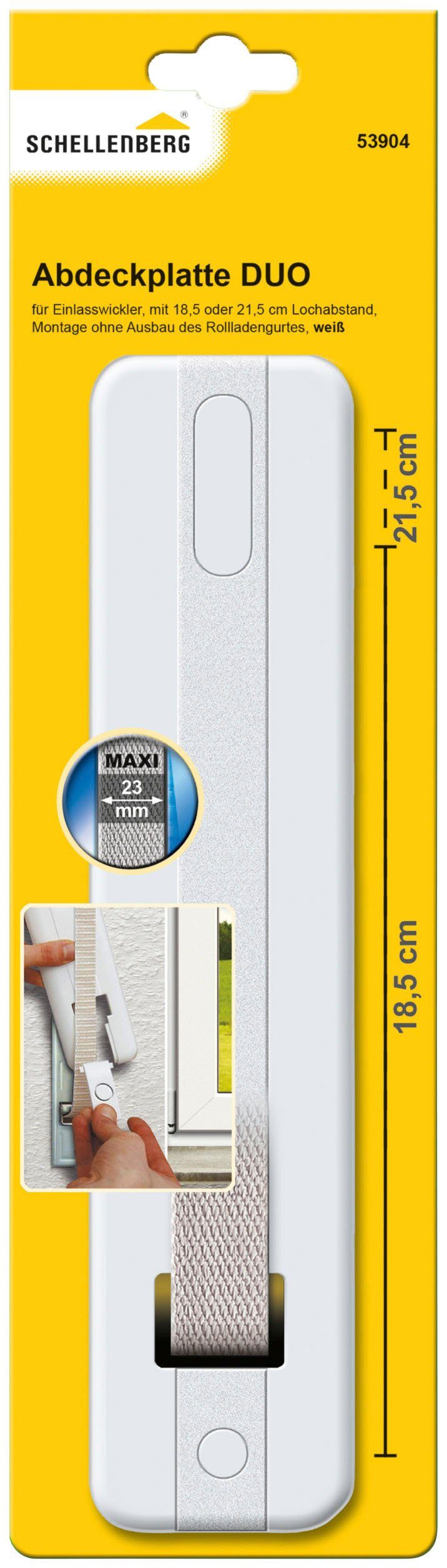 SCHELLENBERG Gurtwickler-Abdeckplatte Duo Maxi, Zubehör für günstig online kaufen