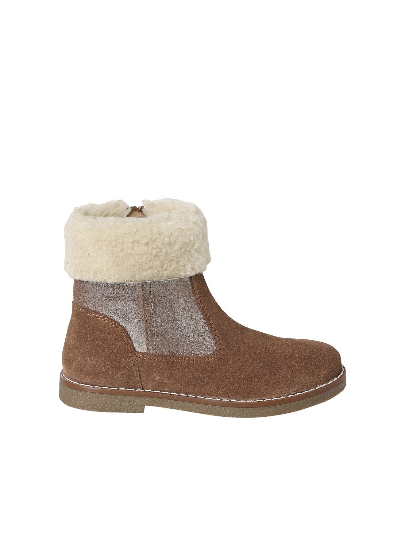 Mädchen Warmfutter-Boots mit Reißverschluss Stiefelette