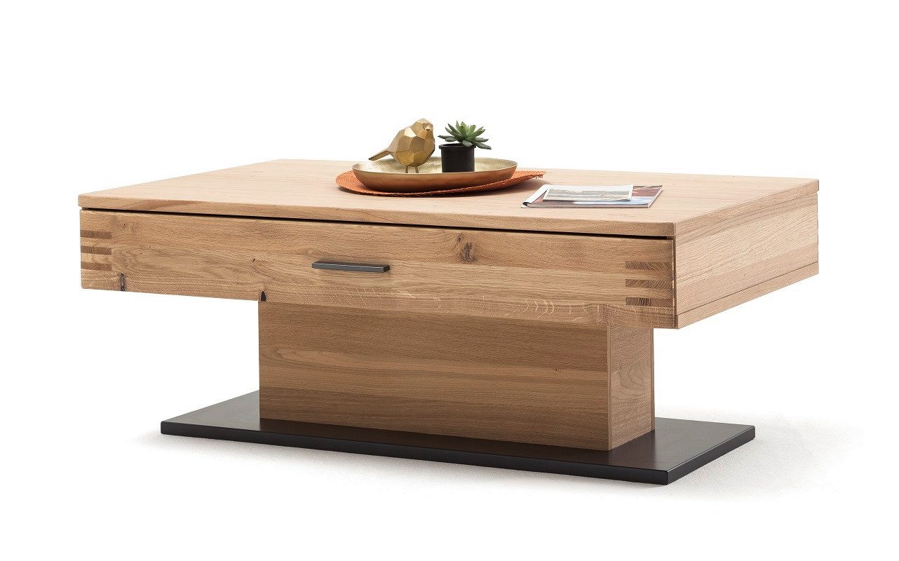 MCA furniture Couchtisch Couchtisch Salvador, Wohnzimmertisch, Eiche Bianco (no-Set), Breite 115 cm, Tischplatte aus Balkeneiche