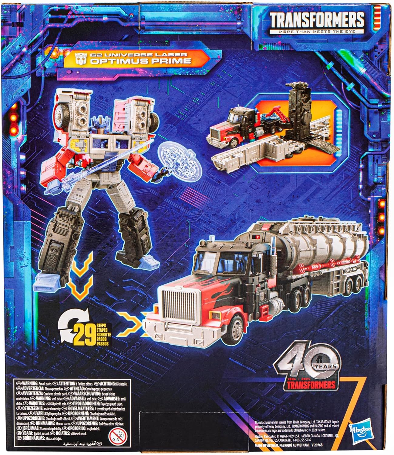 Hasbro Actionfigur Transformers Legacy United Leader G2 Universe Laser Optimus Prime