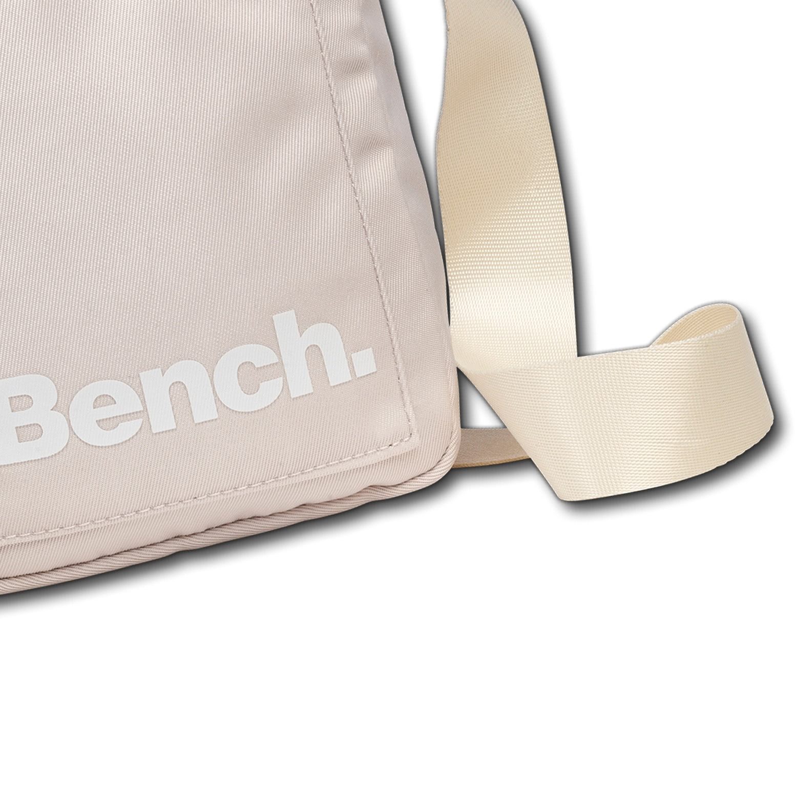 Bench. Umhängetasche Bench Tasche natur Umhängetasche klein (Umhängetasche), Damen, Jugend Umhängetasche Nylon, natur, beige ca. 14cm x ca. 19cm