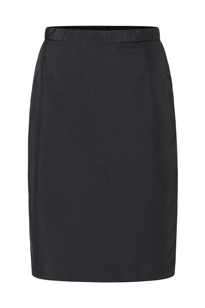 Karlowsky Fashion Jerseyrock KARLOWSKY Damen Servicerock BASIC Modern-Fit Polyester Schwarz