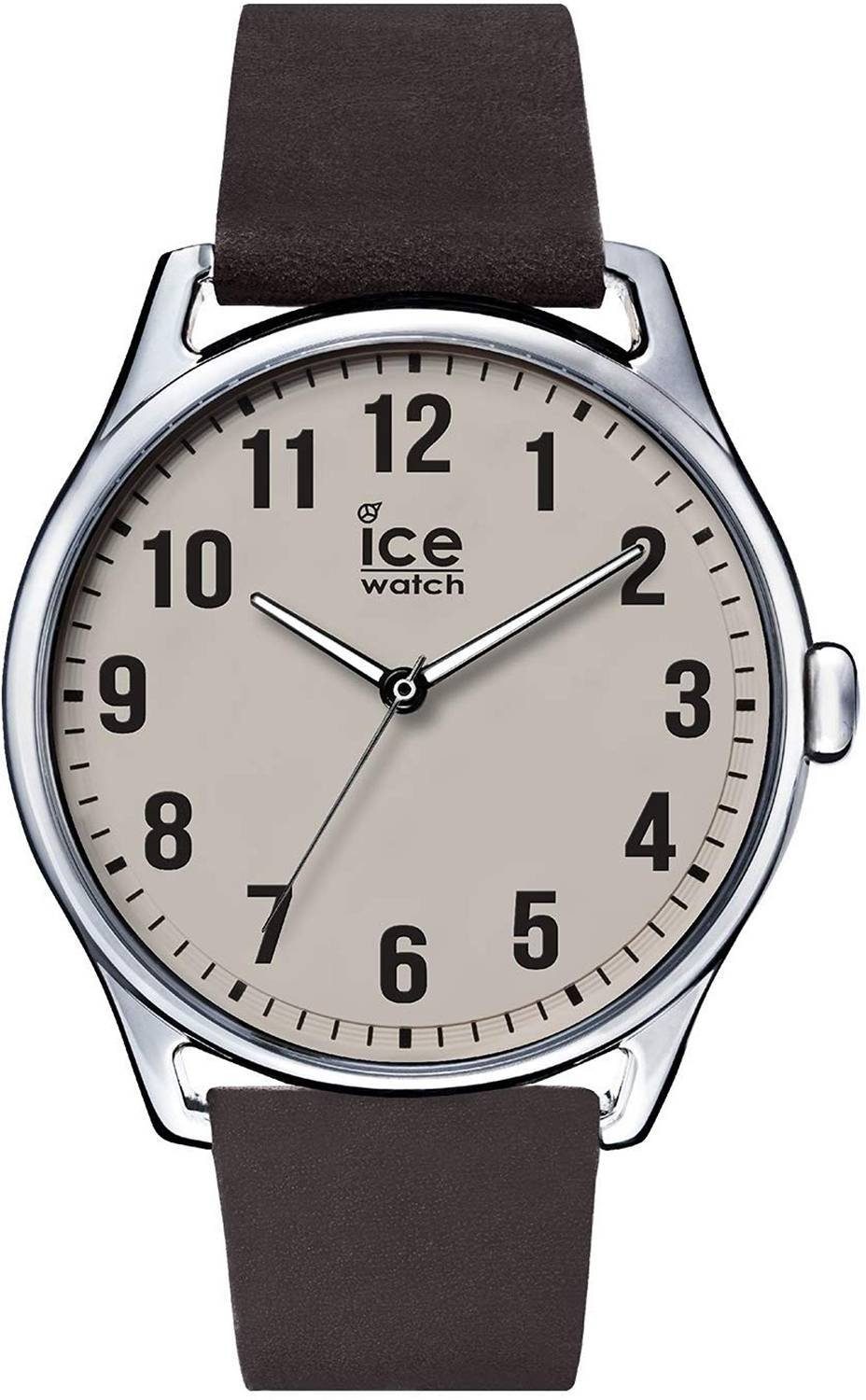 ice-watch Quarzuhr ICE time, Das Gehäuse ist aus Edelstahl und der  Durchmesser ist ca. 41