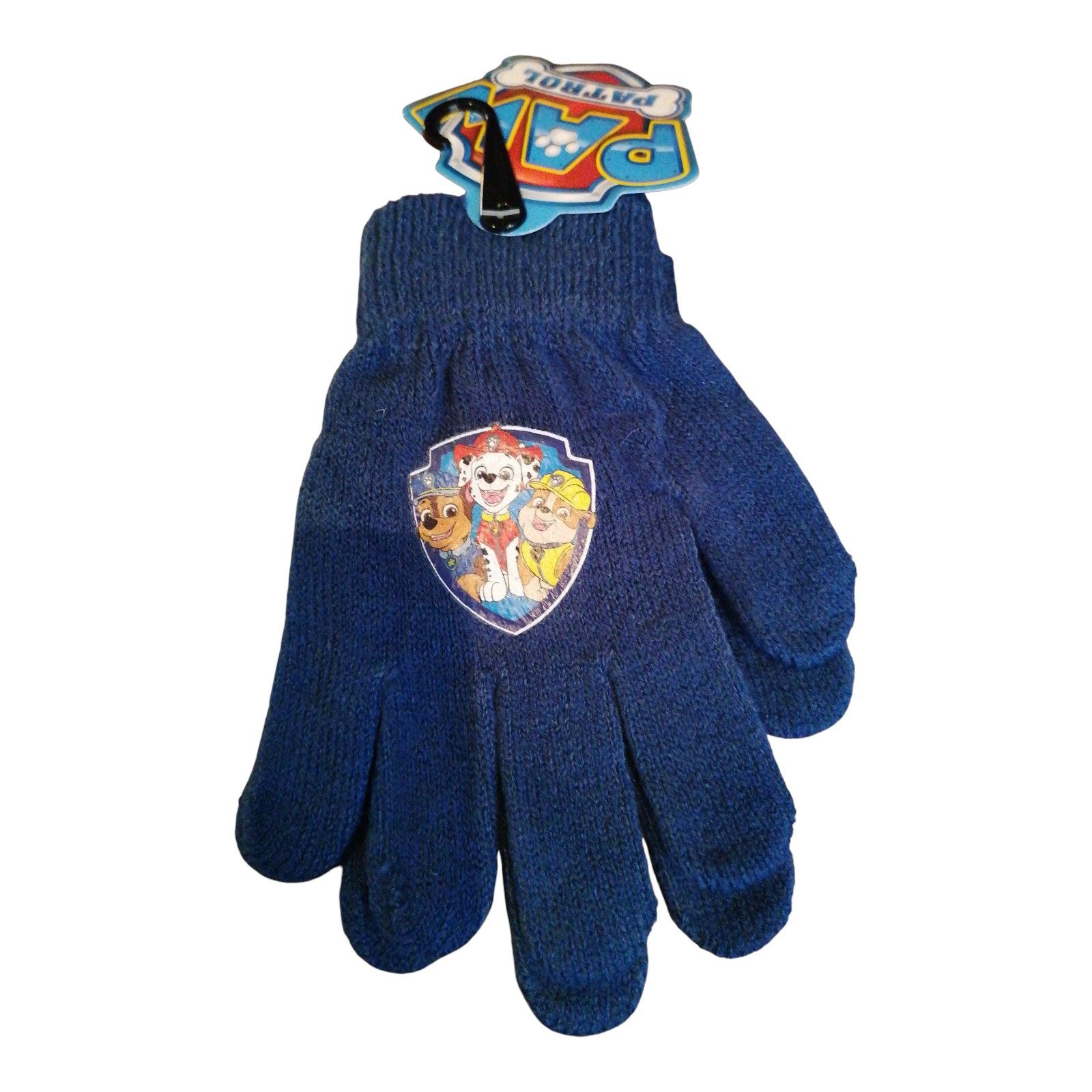 PAW PATROL Strickhandschuhe Kinder Strick-Handschuhe PAW Patrol, blau, OneSize ca. 4–8 Jahre