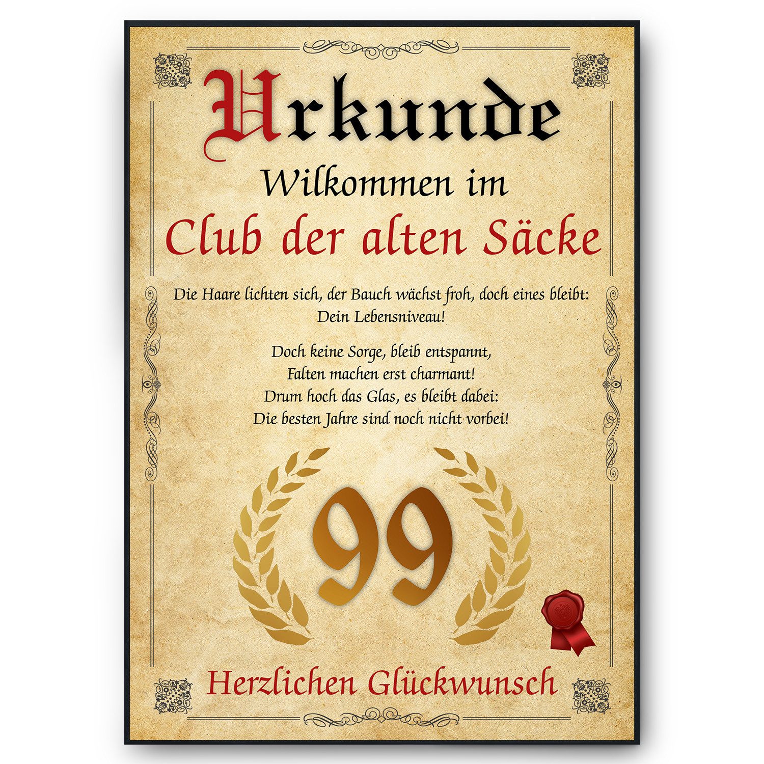 Tigerlino Poster Geburtstag Mann Geschenk Lustige günstig online kaufen