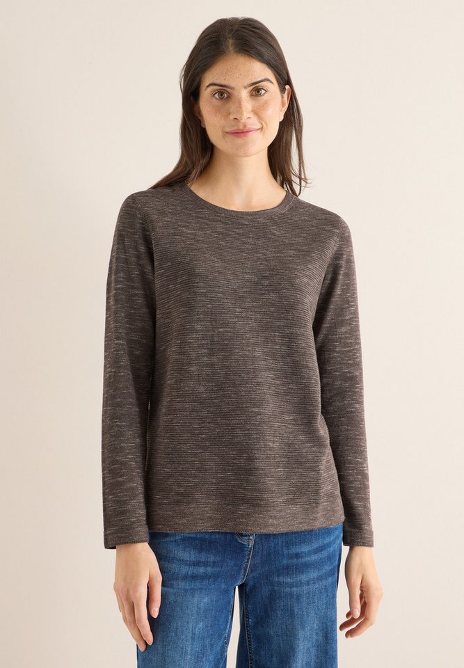 CECIL Strickpullover mit Rundhalsausschnitt